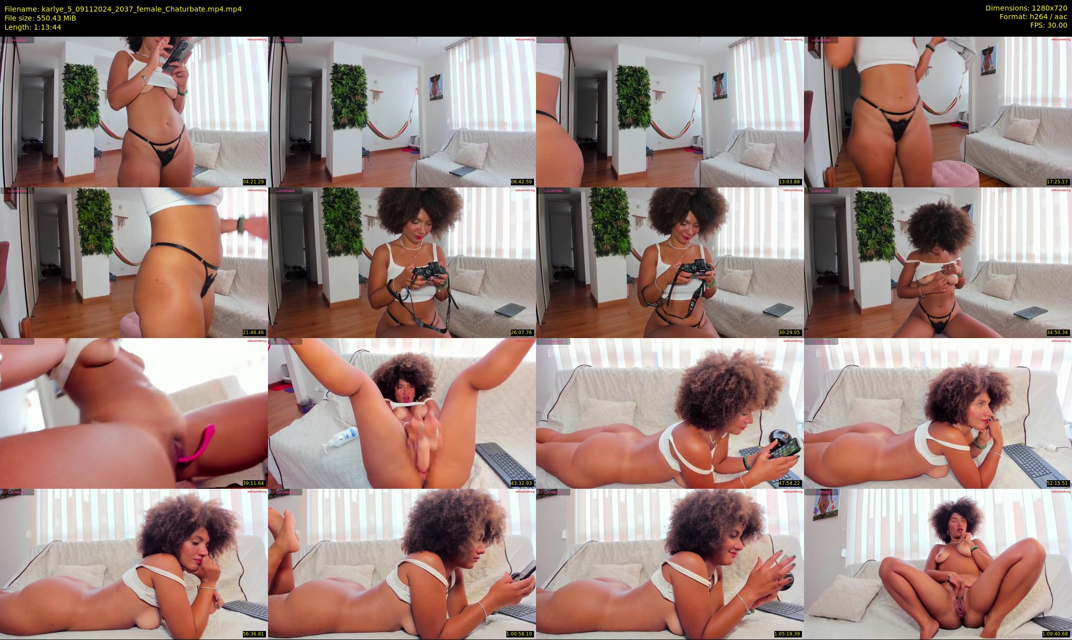 karlye_5 — 74 minute Chaturbate female cam show recording, 720p, Nov 9, 2024