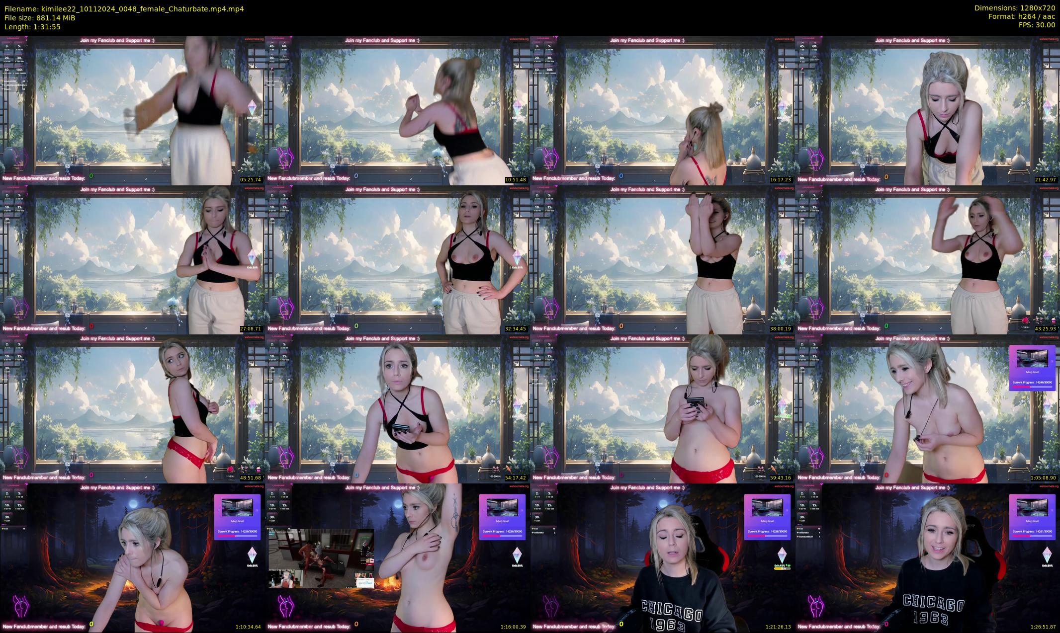 kimilee22 — 92 minute Chaturbate female cam show recording, 720p, Nov 10, 2024