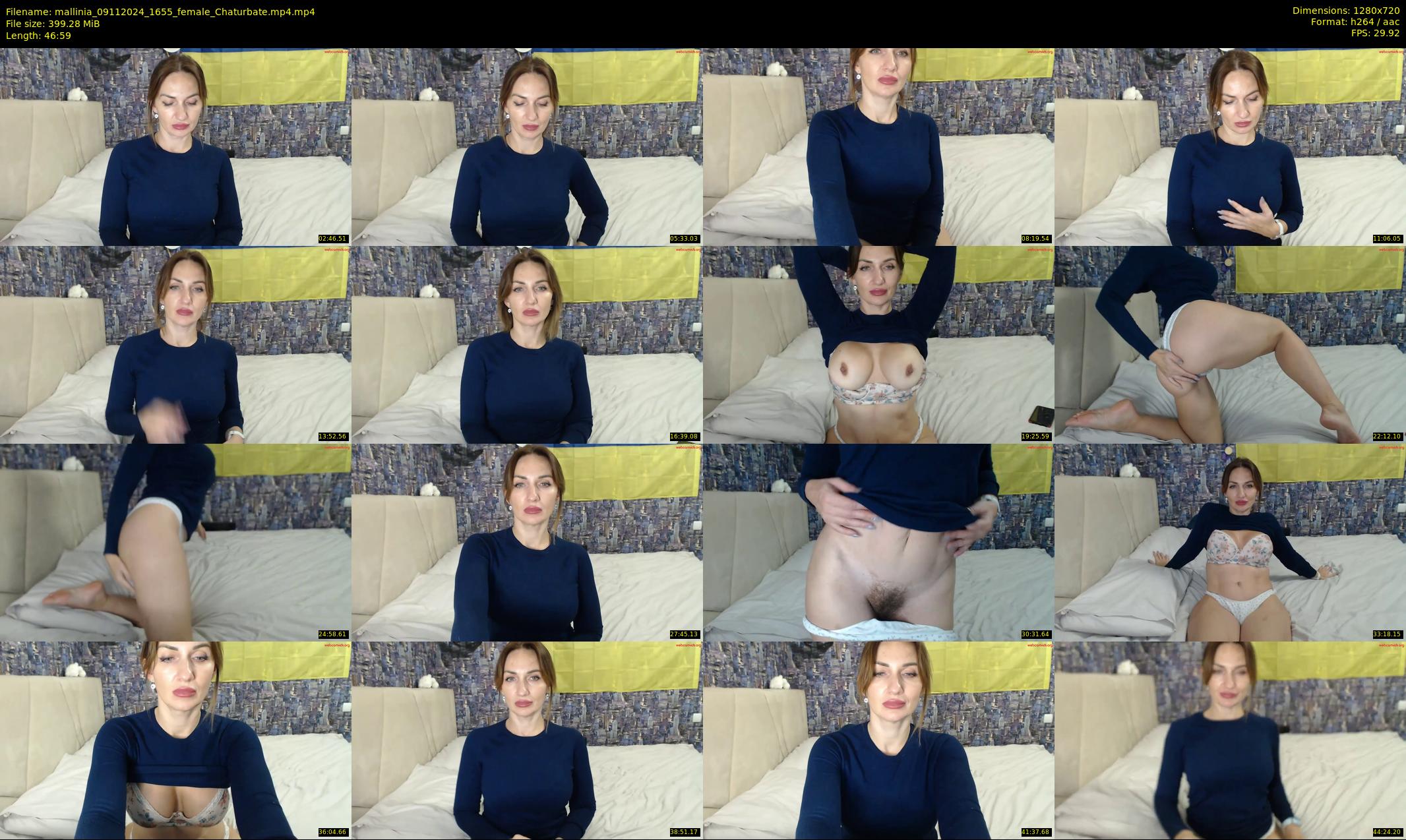 mallinia — 47 minute Chaturbate female cam show recording, 720p, Nov 9, 2024