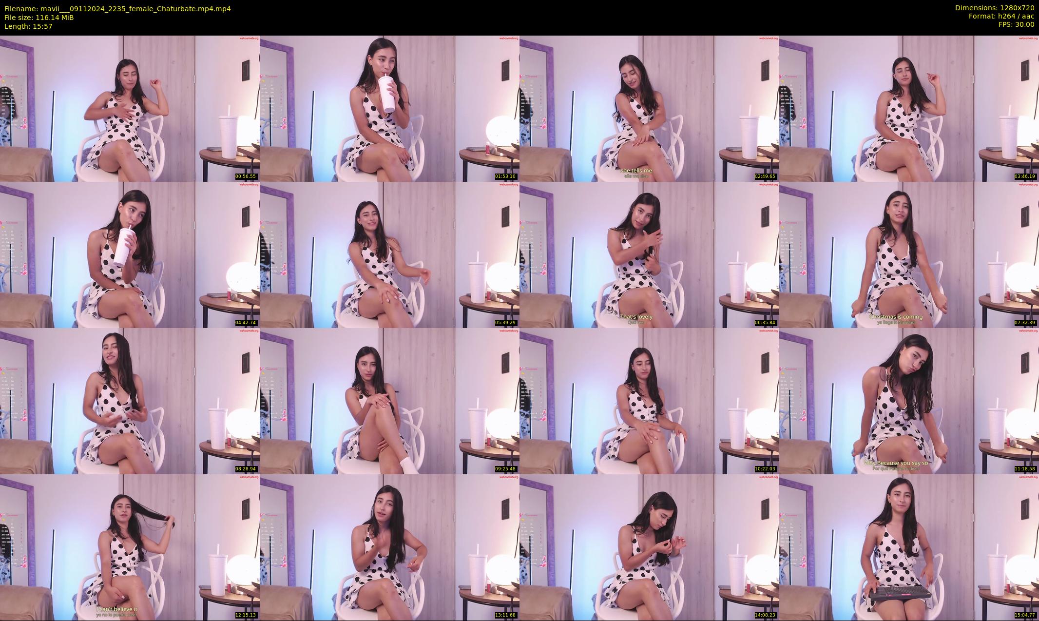 mavii__ — 16 minute Chaturbate female cam show recording, 720p, Nov 9, 2024