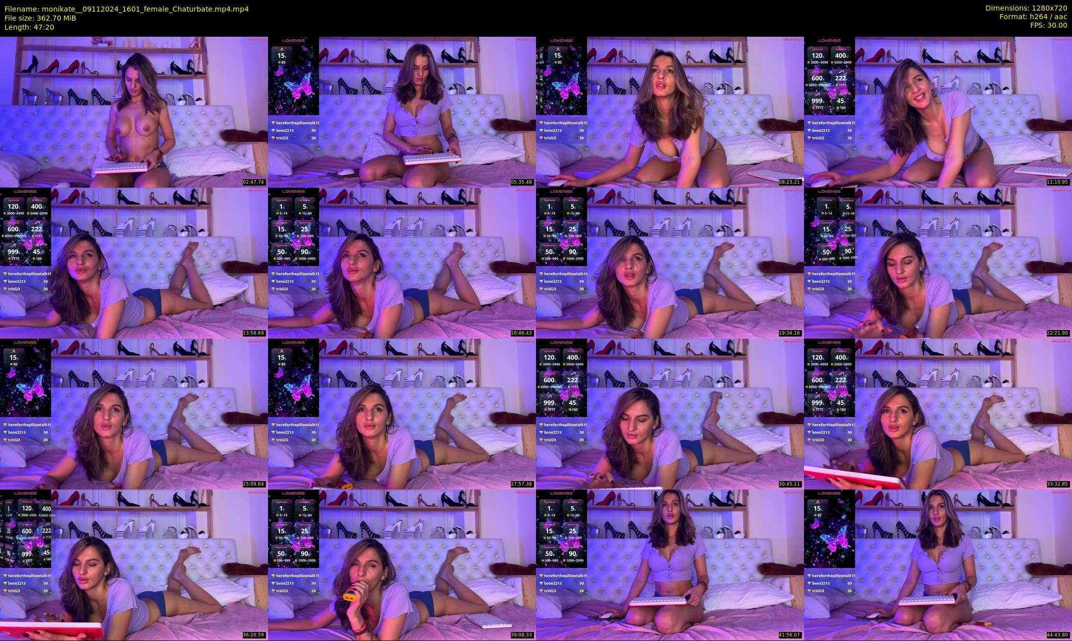 monikate_ — 48 minute Chaturbate couple cam show recording, 720p, Nov 9, 2024