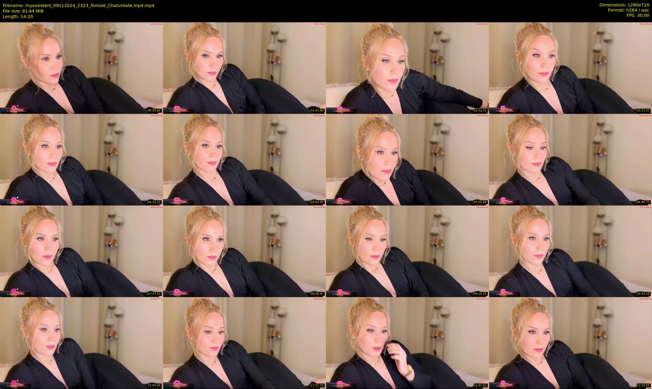 myassistant — 15 minute Chaturbate female cam show recording, 720p, Nov 9, 2024