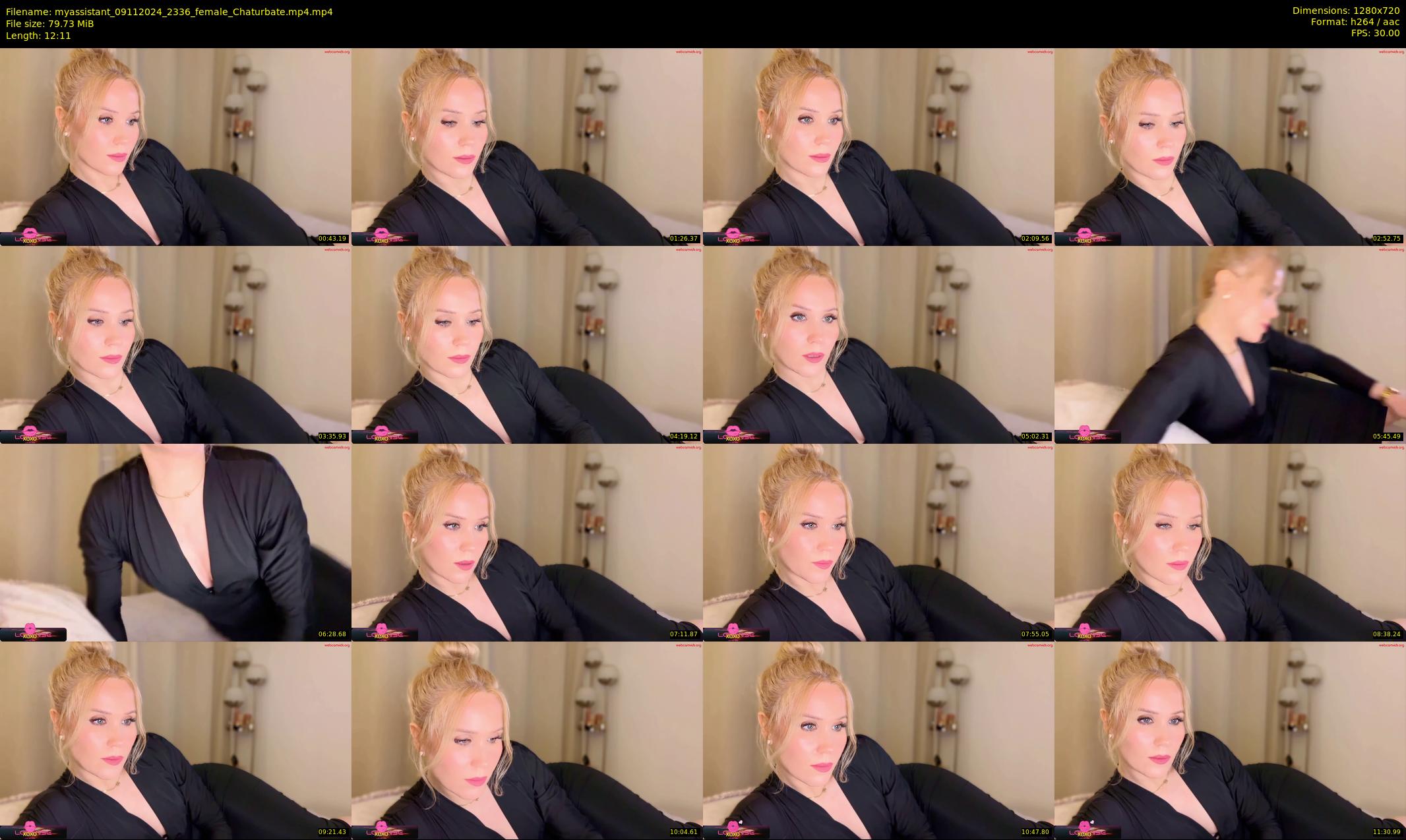 myassistant — 13 minute Chaturbate female cam show recording, 720p, Nov 9, 2024