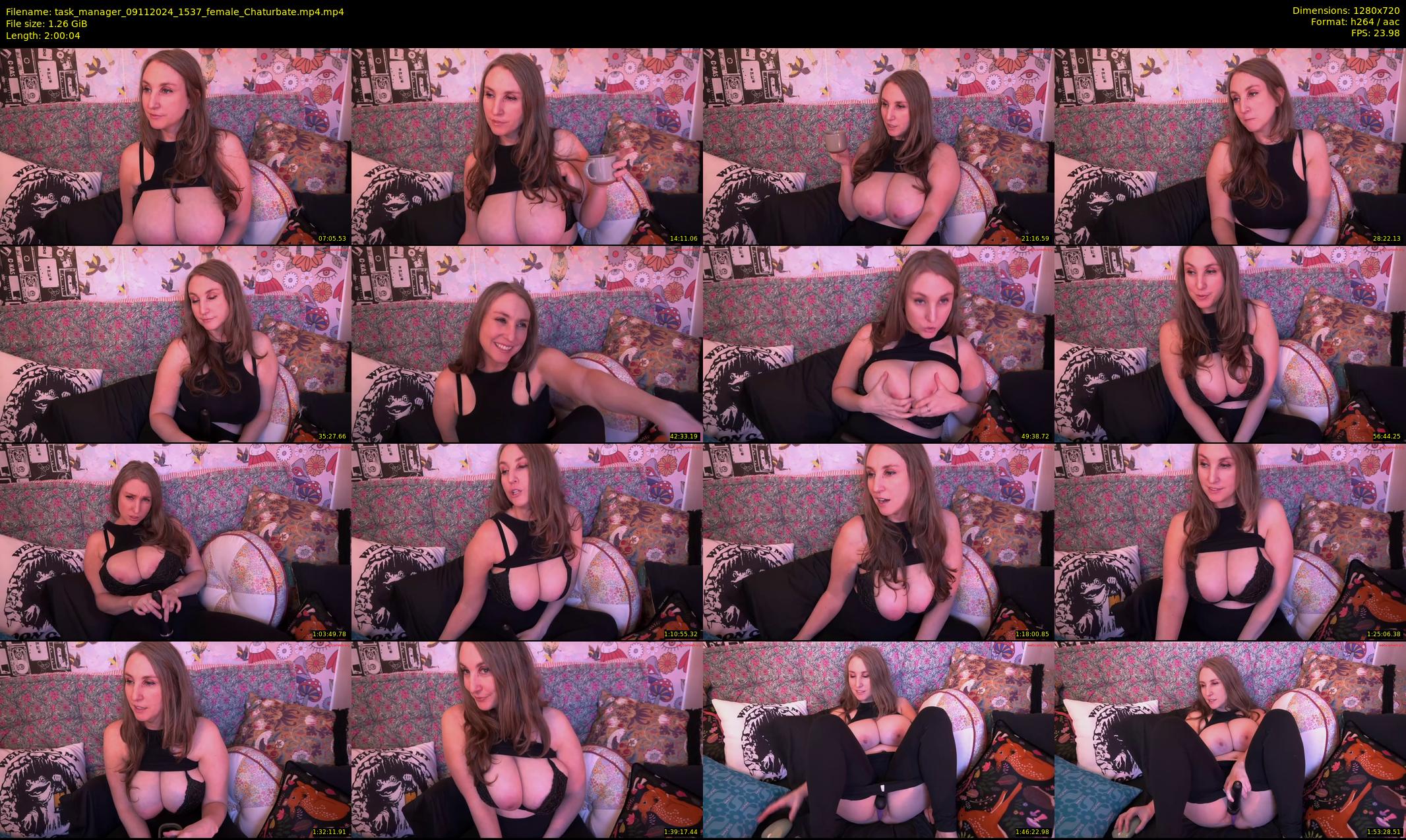 task_manager — 121 minute Chaturbate couple cam show recording, 720p, Nov 9, 2024