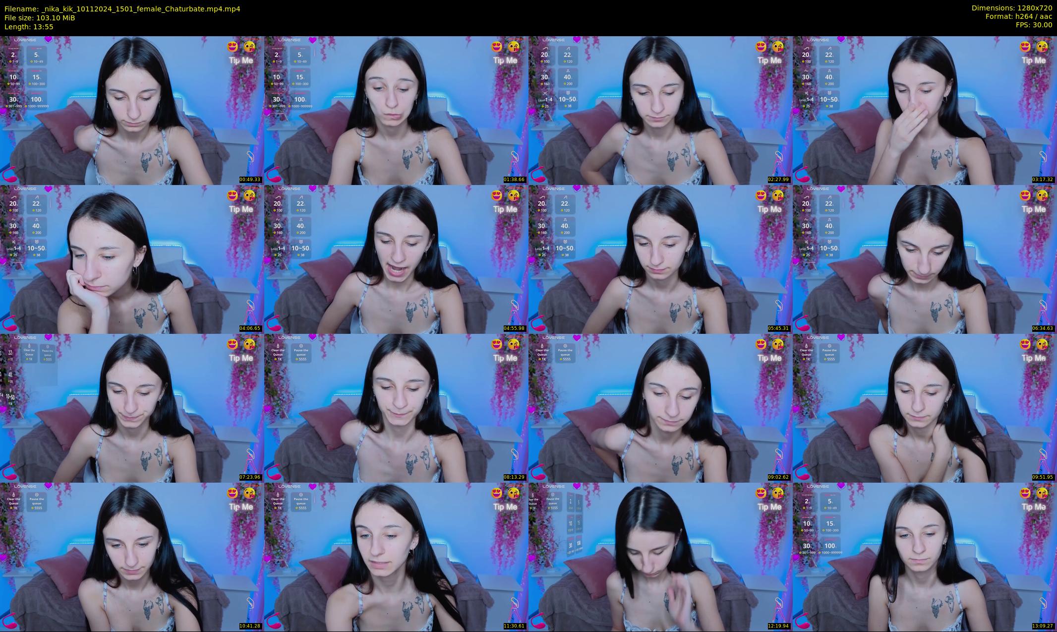 _nika_kik — 14 minute Chaturbate female cam show recording, 720p, Nov 10, 2024