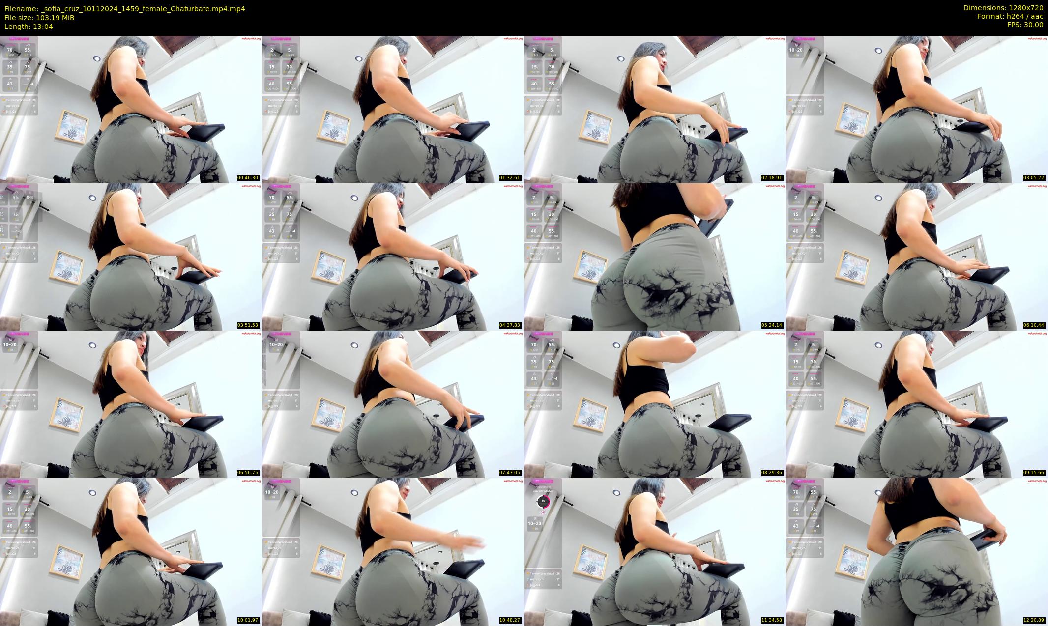 _sofia_cruz — 14 minute Chaturbate female cam show recording, 720p, Nov 10, 2024