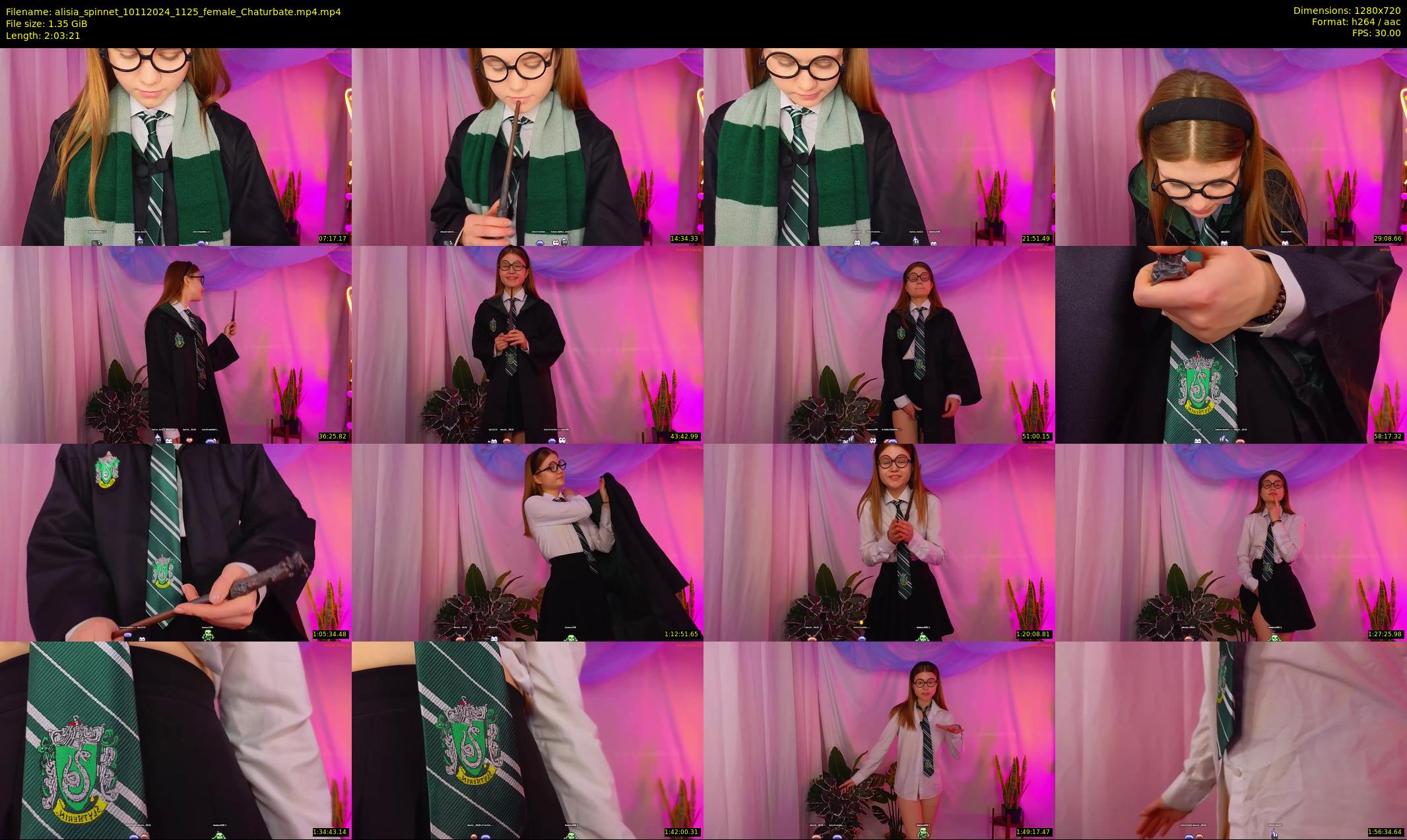 alisia_spinnet — 124 minute Chaturbate female cam show recording, 720p, Nov 10, 2024