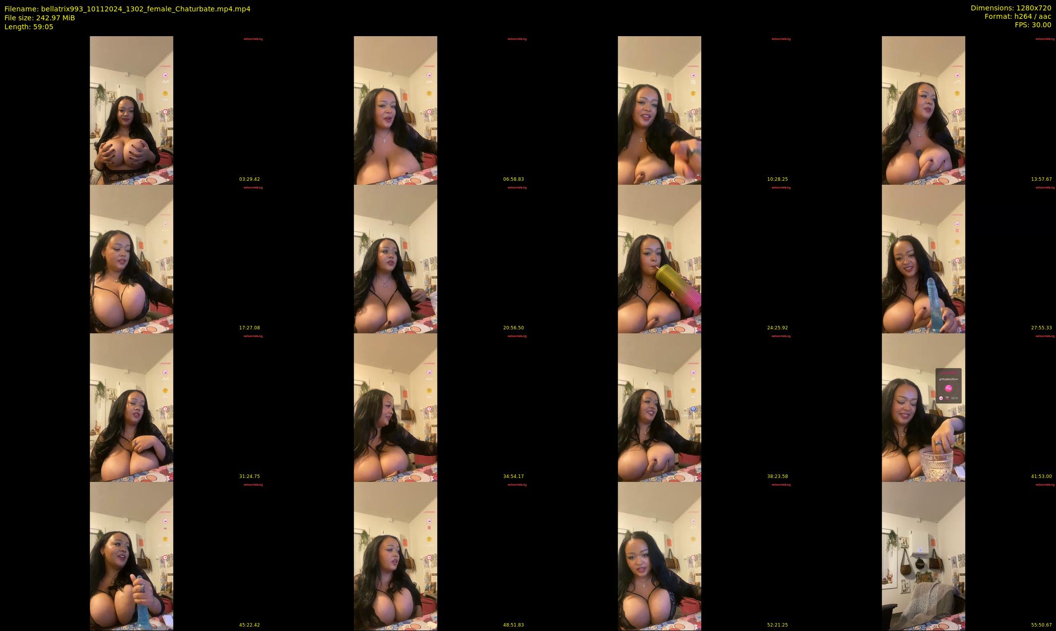 bellatrix993 — 60 minute Chaturbate female cam show recording, 720p, Nov 10, 2024