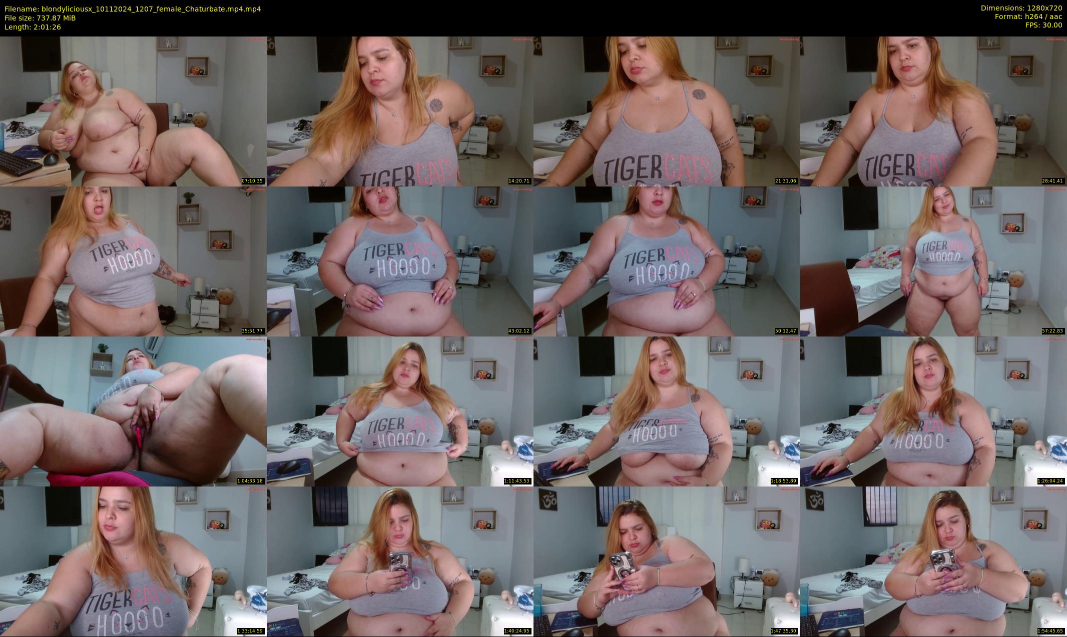 blondyliciousx — 122 minute Chaturbate female cam show recording, 720p, Nov 10, 2024