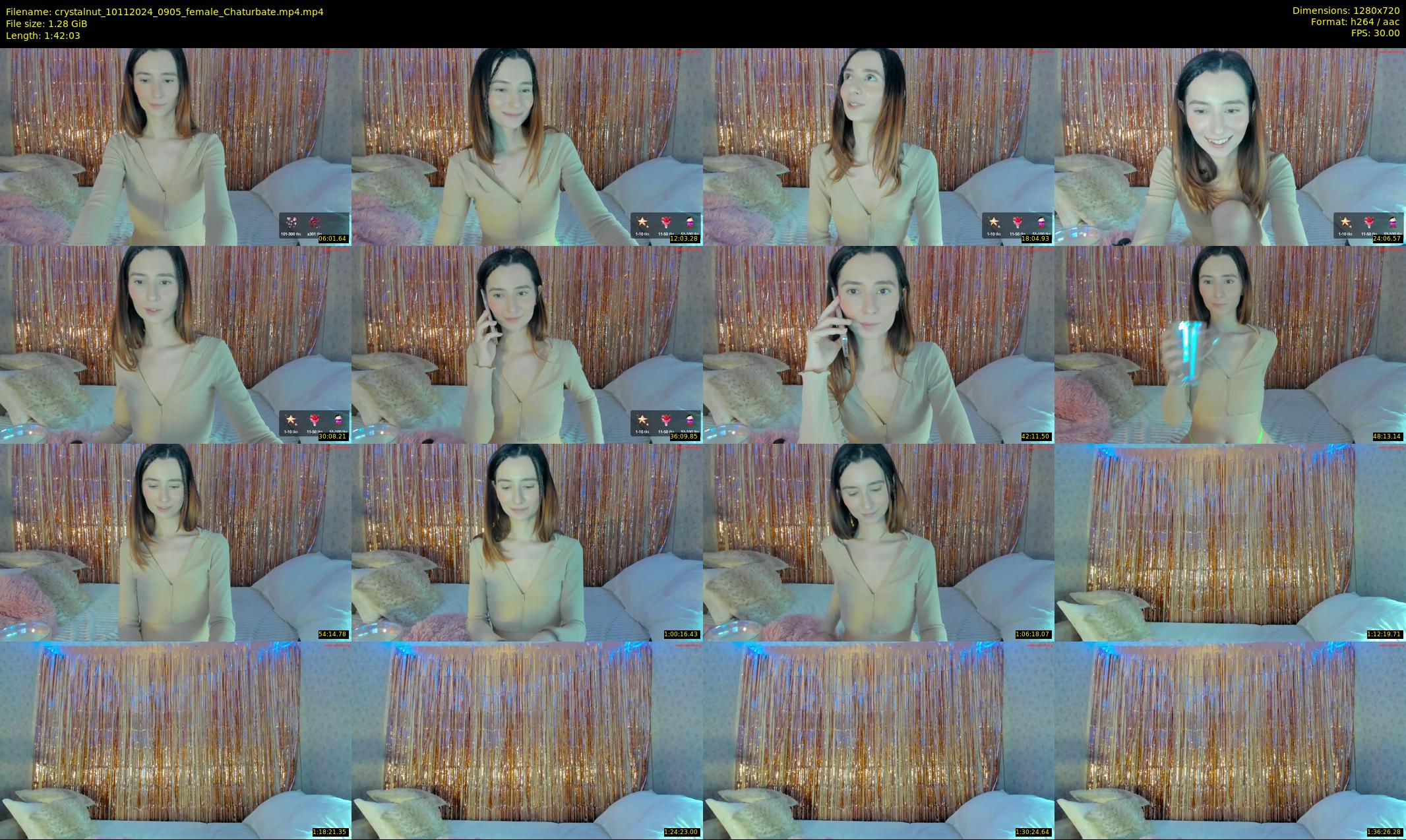 crystalnut — 103 minute Chaturbate female cam show recording, 720p, Nov 10, 2024