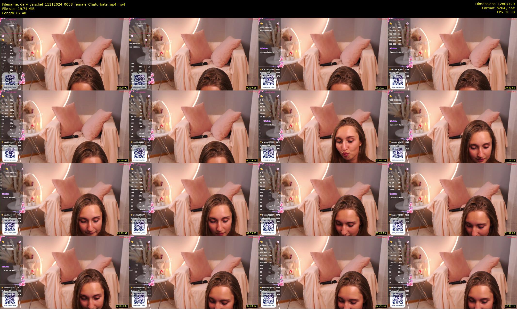 dary_vanclief — 3 minute Chaturbate female cam show recording, 720p, Nov 11, 2024