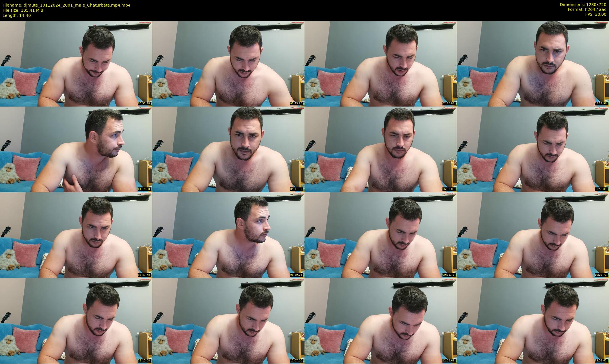 djmute — 15 minute Chaturbate male cam show recording, 720p, Nov 10, 2024