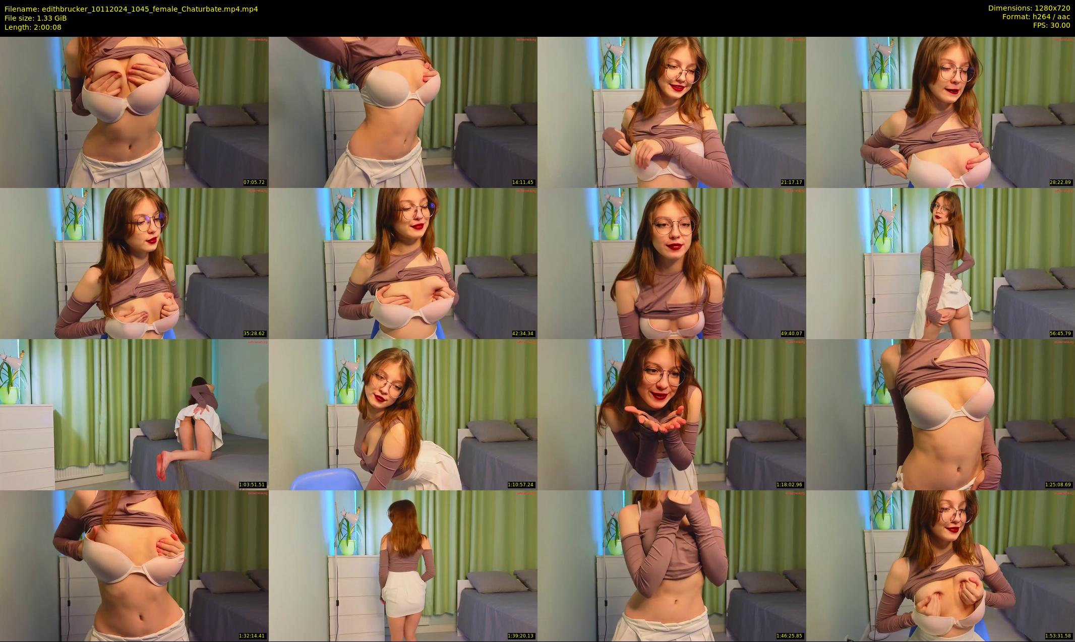 edithbrucker — 121 minute Chaturbate female cam show recording, 720p, Nov 10, 2024