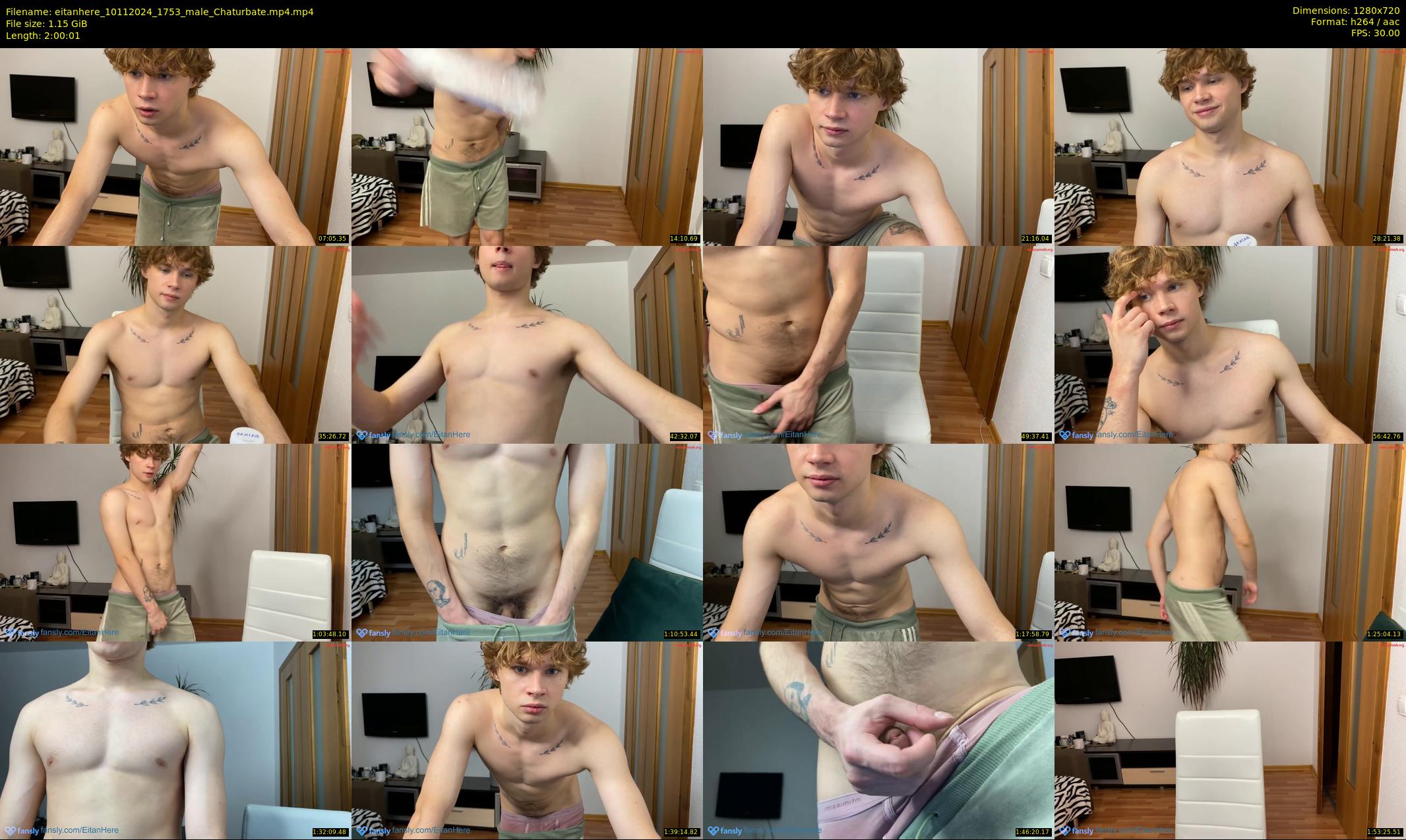 eitanhere — 121 minute Chaturbate male cam show recording, 720p, Nov 10, 2024