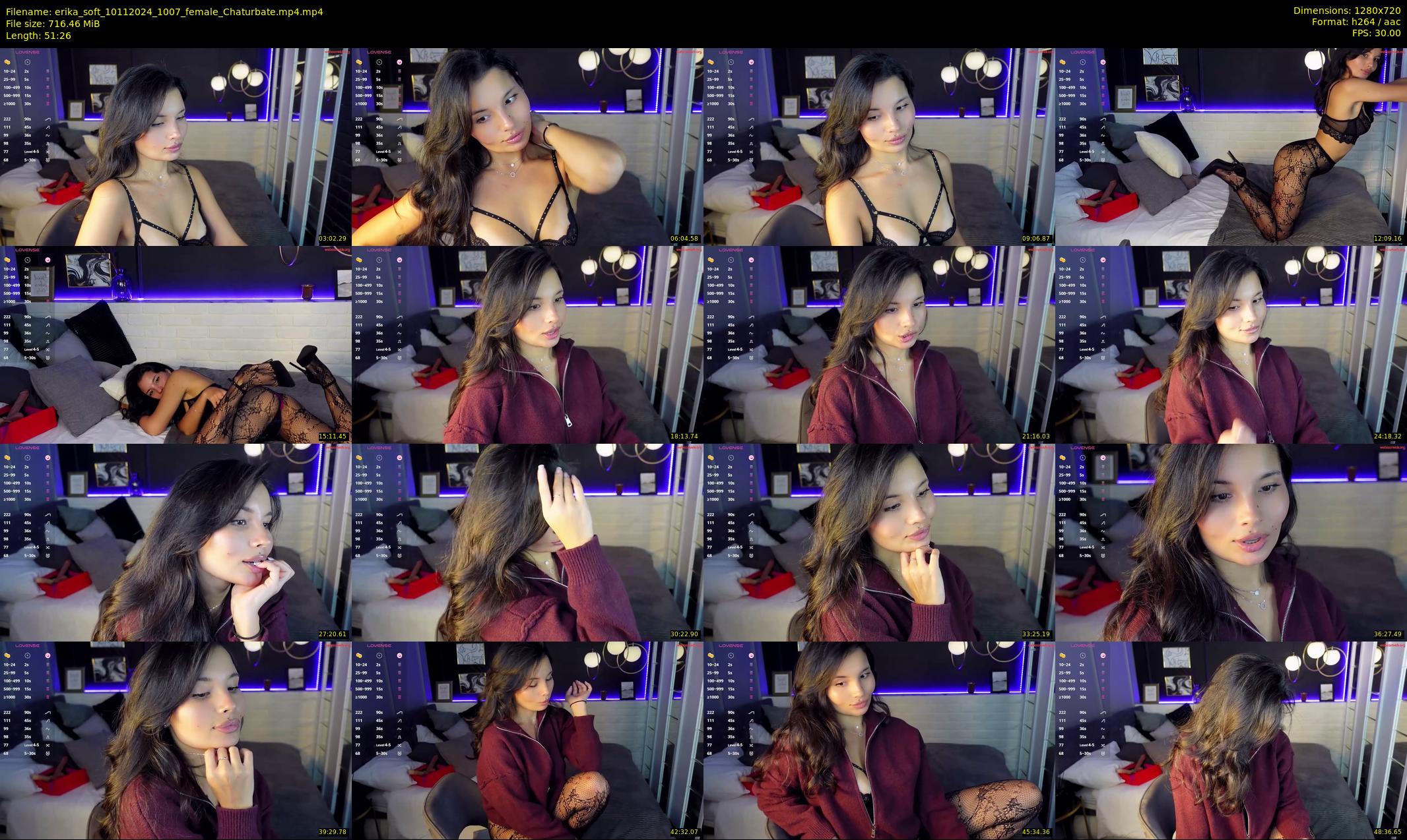 erika_soft — 52 minute Chaturbate female cam show recording, 720p, Nov 10, 2024