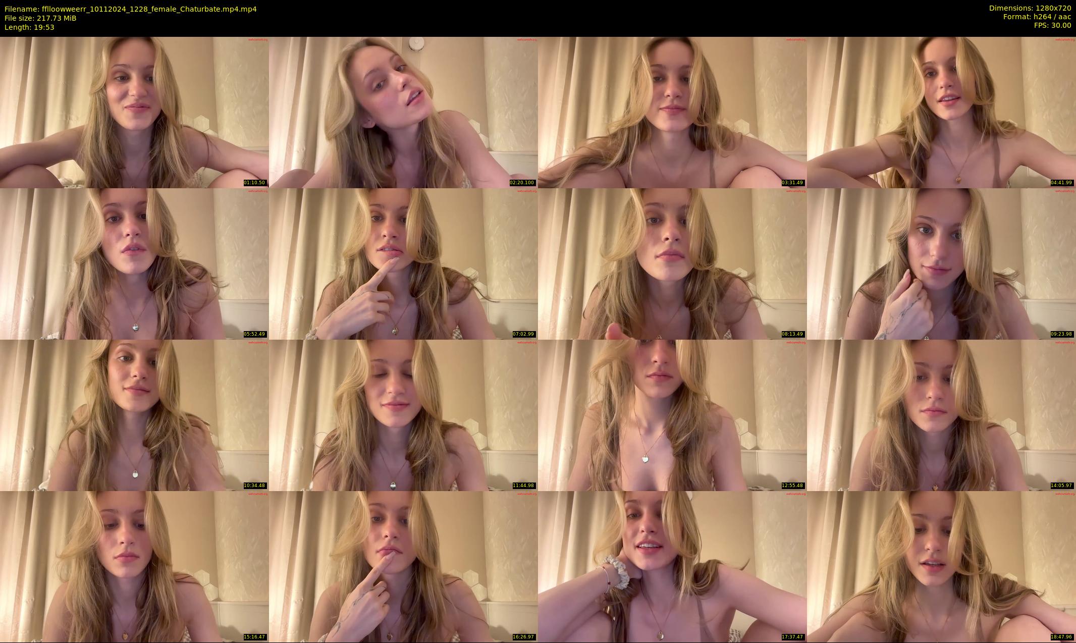 fflloowweerr — 20 minute Chaturbate couple cam show recording, 720p, Nov 10, 2024