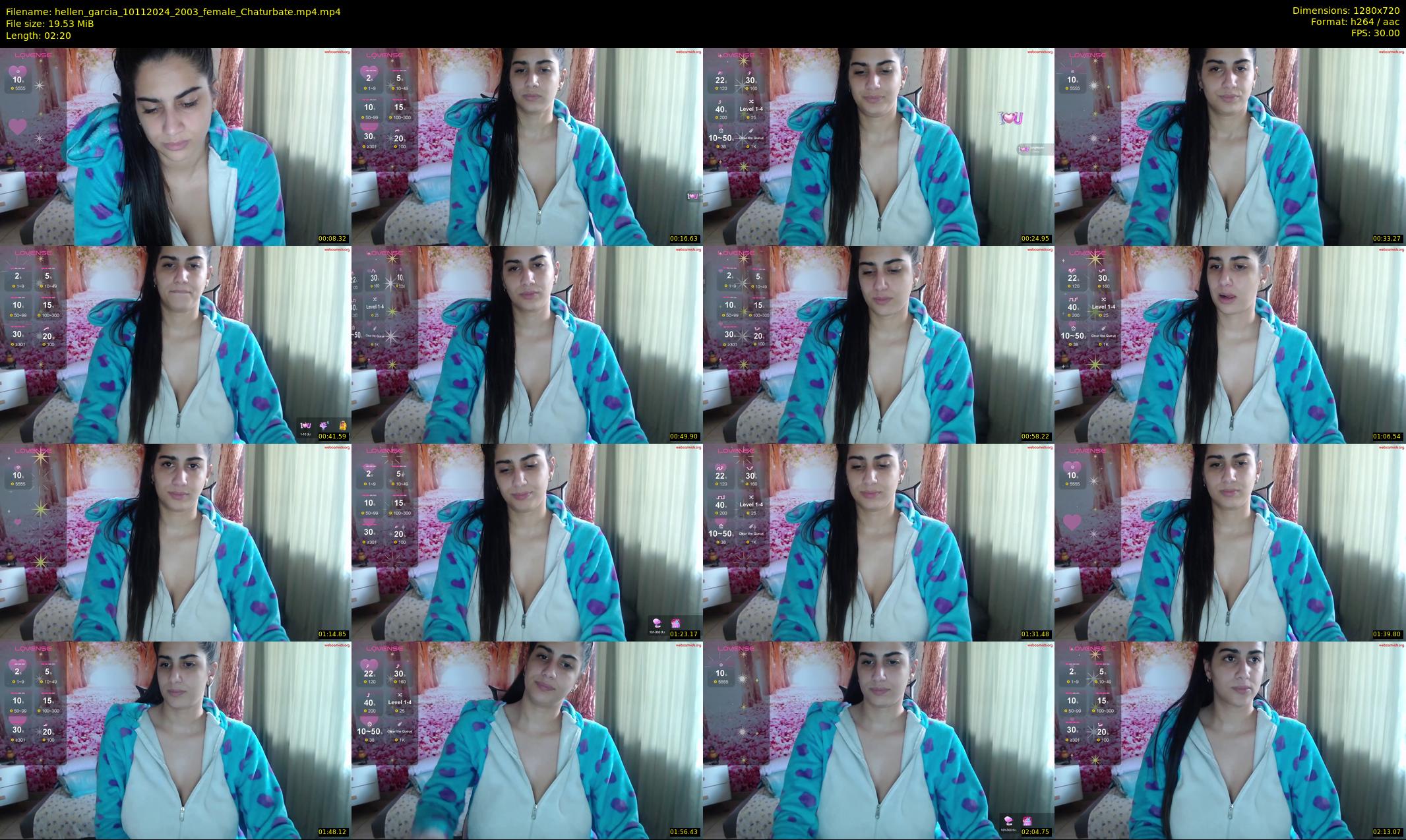 hellen_garcia — 3 minute Chaturbate female cam show recording, 720p, Nov 10, 2024
