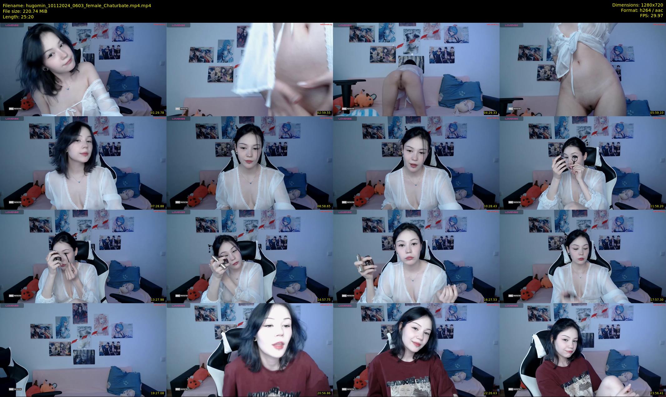 hugomin — 26 minute Chaturbate female cam show recording, 720p, Nov 10, 2024