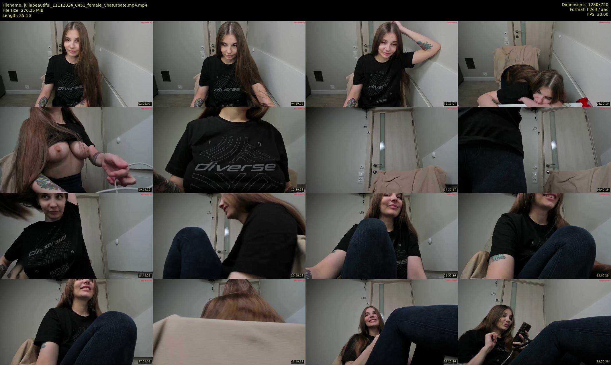 juliabeautiful — 36 minute Chaturbate female cam show recording, 720p, Nov 11, 2024