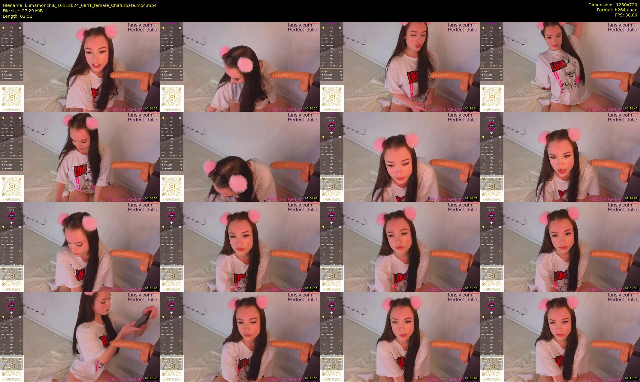 kumamonchik — 3 minute Chaturbate couple cam show recording, 720p, Nov 10, 2024