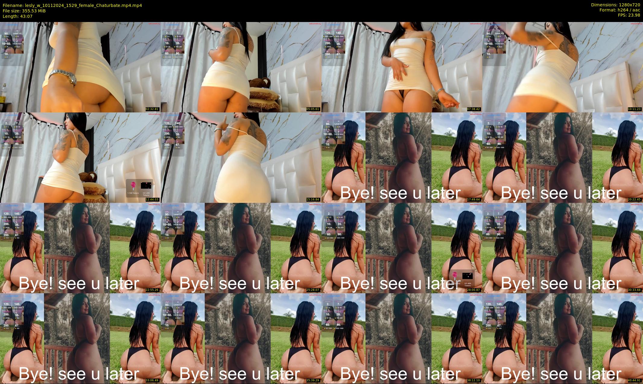 lesly_w — 44 minute Chaturbate female cam show recording, 720p, Nov 10, 2024