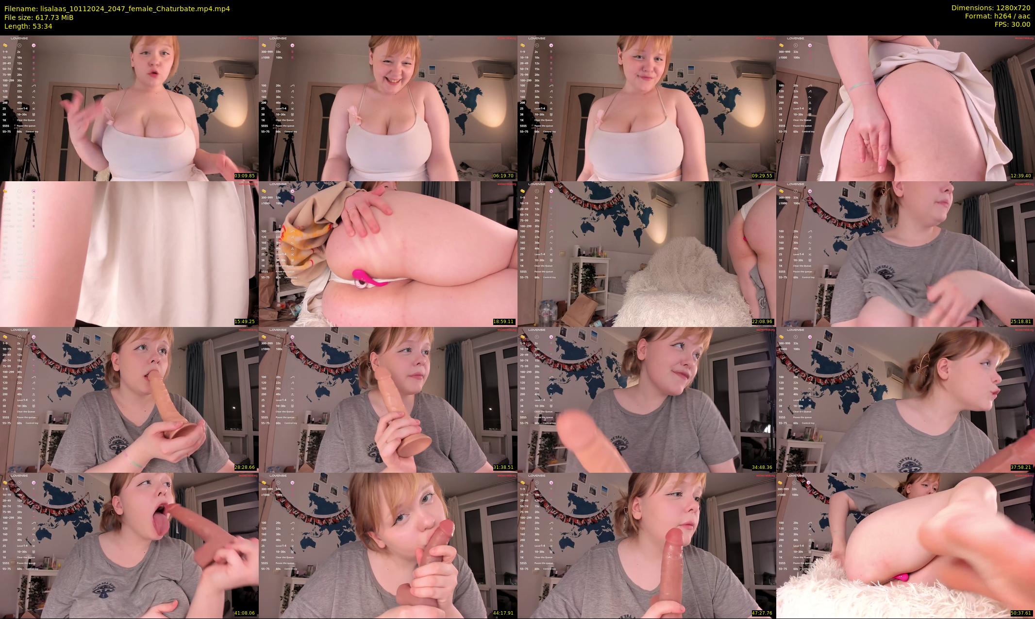 lisalaas — 54 minute Chaturbate female cam show recording, 720p, Nov 10, 2024