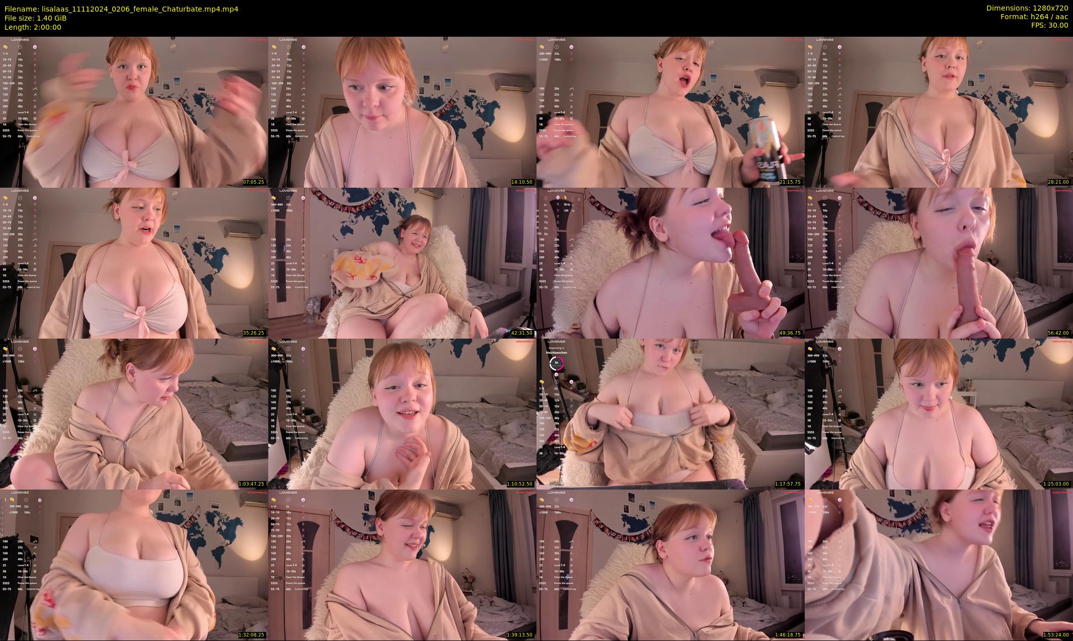 lisalaas — 120 minute Chaturbate female cam show recording, 720p, Nov 11, 2024