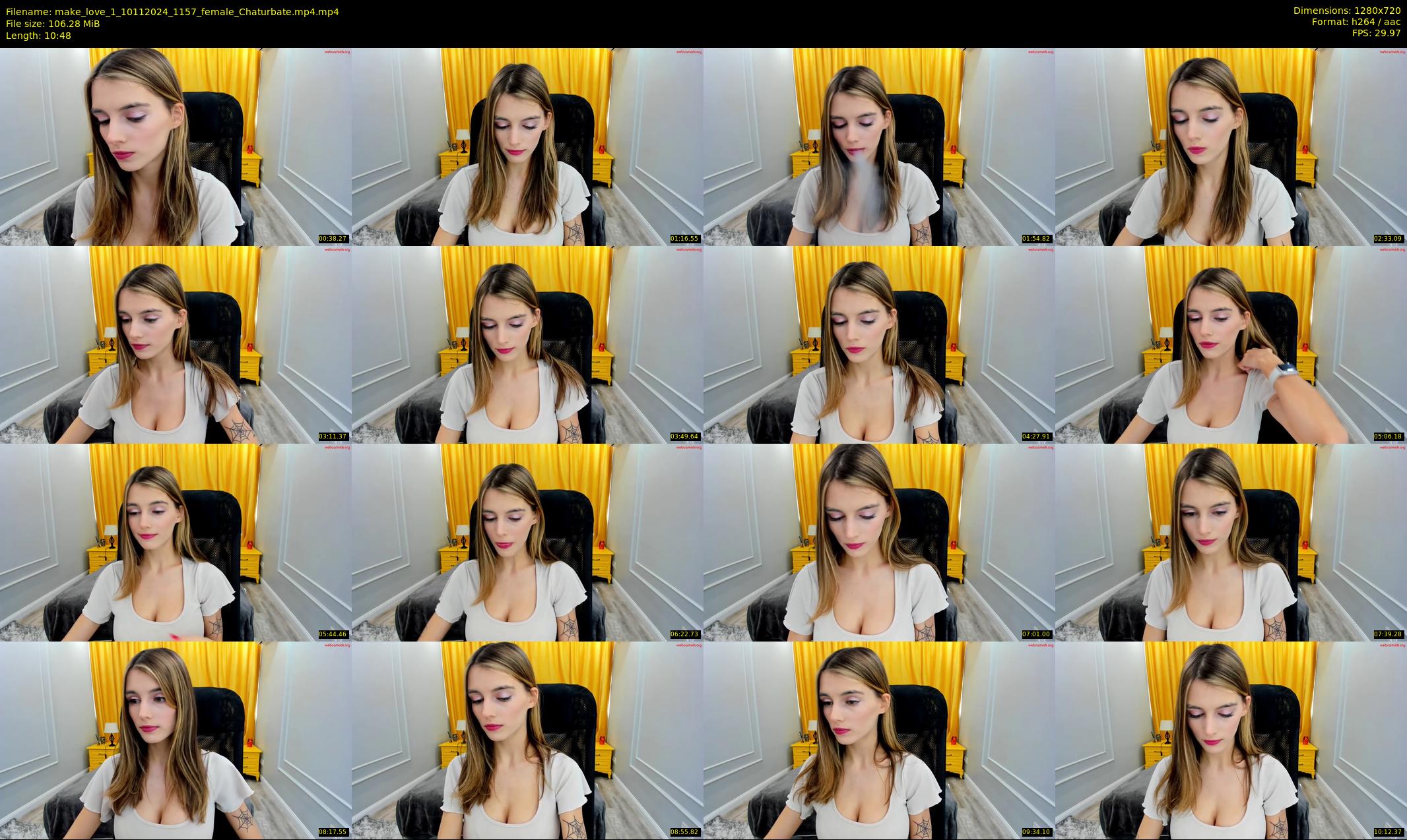 make_love_1 — 11 minute Chaturbate female cam show recording, 720p, Nov 10, 2024