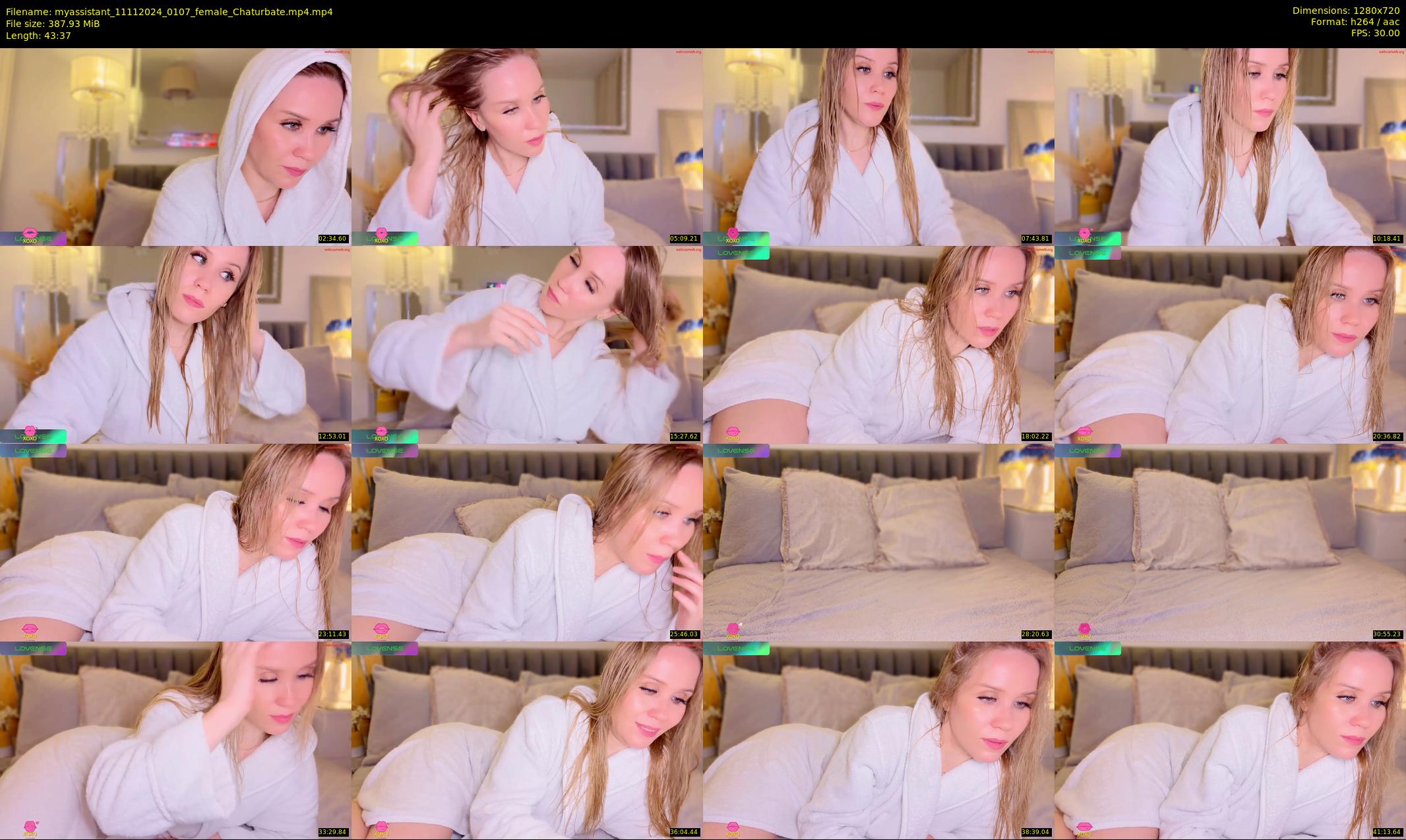 myassistant — 44 minute Chaturbate female cam show recording, 720p, Nov 11, 2024