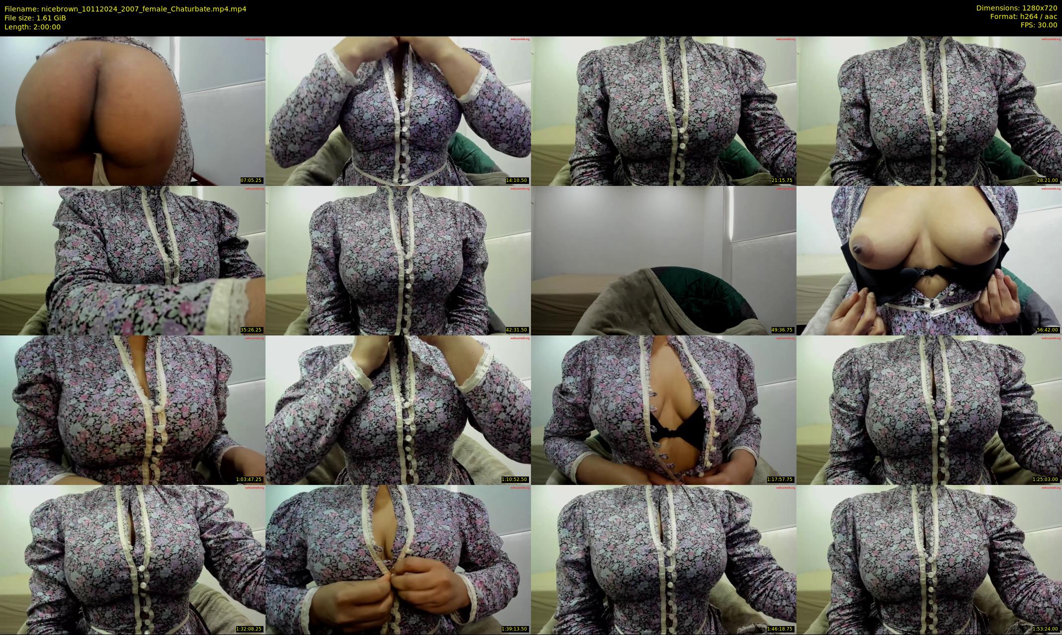 nicebrown — 120 minute Chaturbate female cam show recording, 720p, Nov 10, 2024