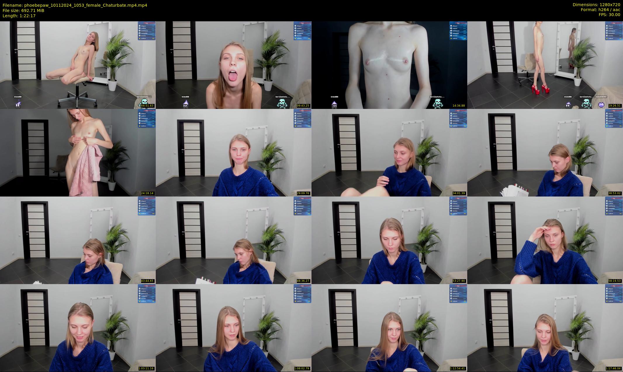 phoebepaw — 83 minute Chaturbate female cam show recording, 720p, Nov 10, 2024