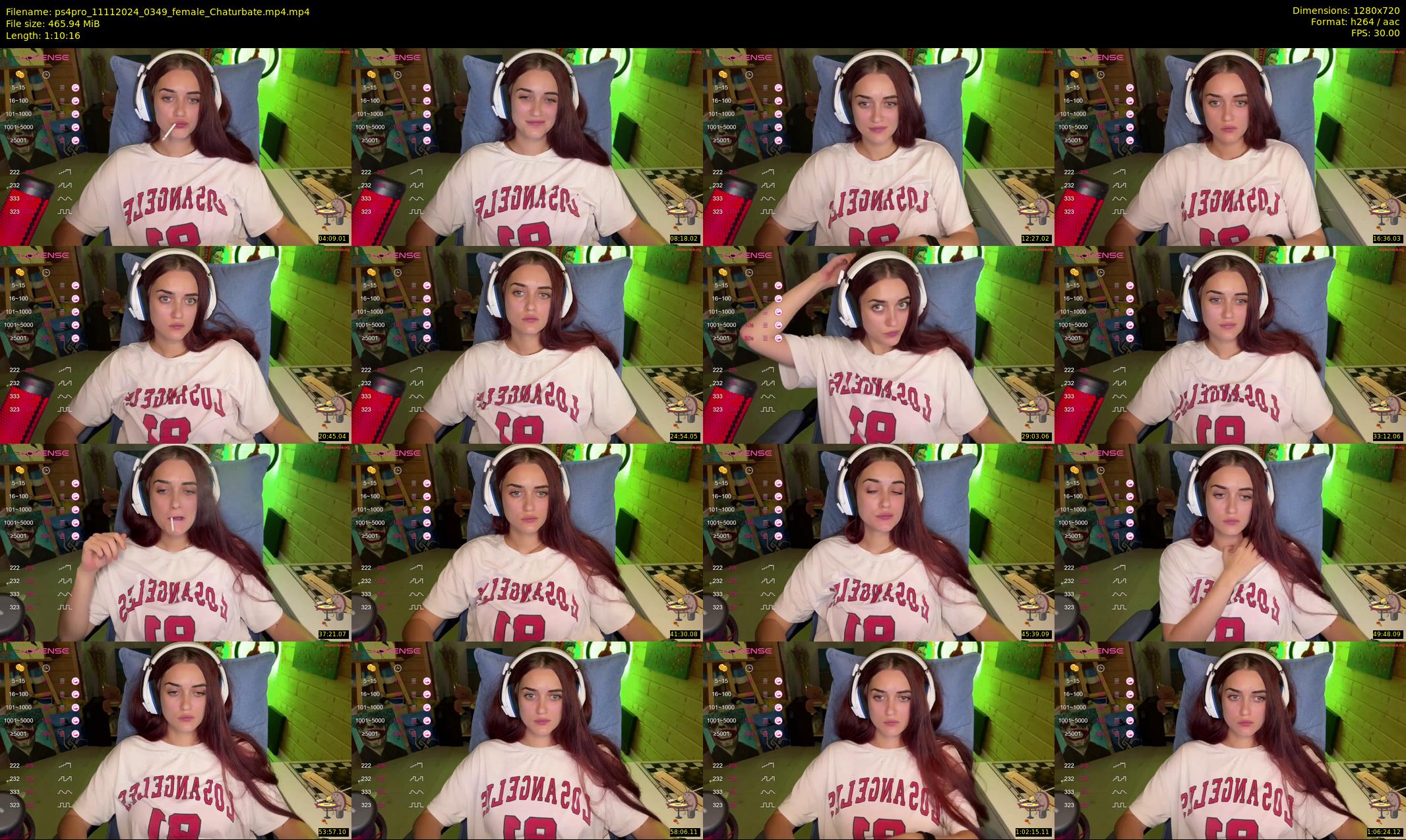 ps4pro — 71 minute Chaturbate female cam show recording, 720p, Nov 11, 2024