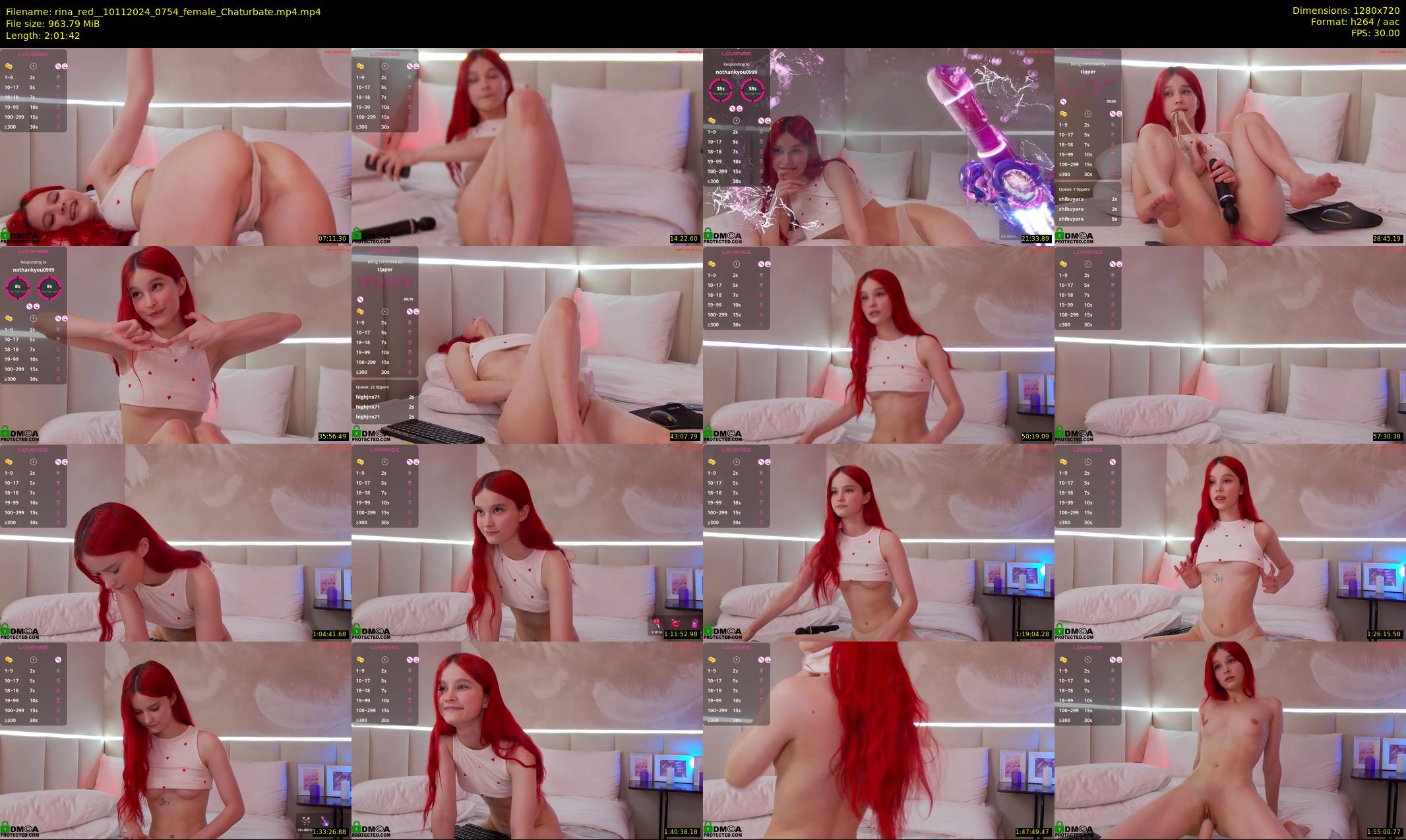 rina_red_ — 122 minute Chaturbate female cam show recording, 720p, Nov 10, 2024