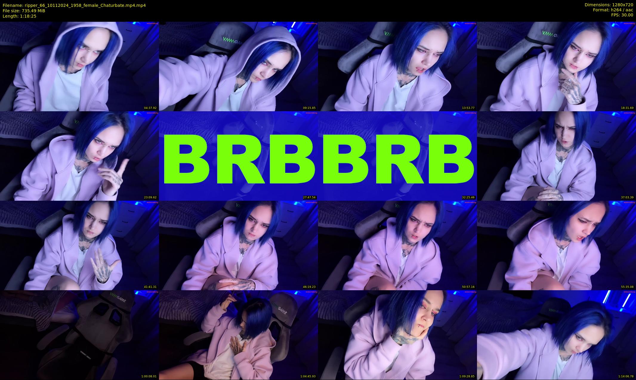 ripper_66 — 79 minute Chaturbate female cam show recording, 720p, Nov 10, 2024
