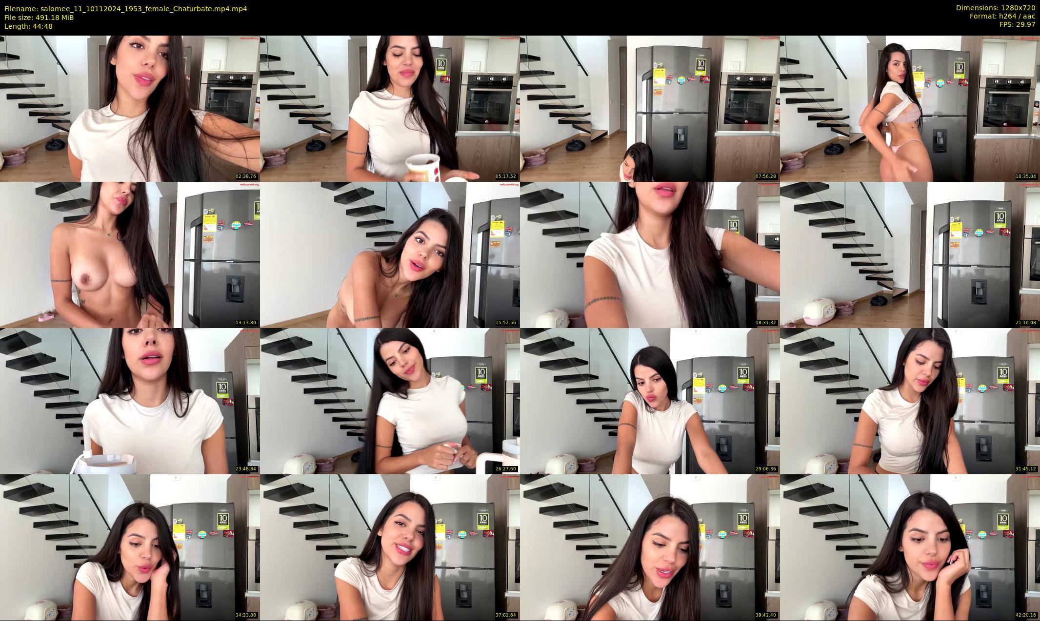 salomee_11 — 45 minute Chaturbate female cam show recording, 720p, Nov 10, 2024