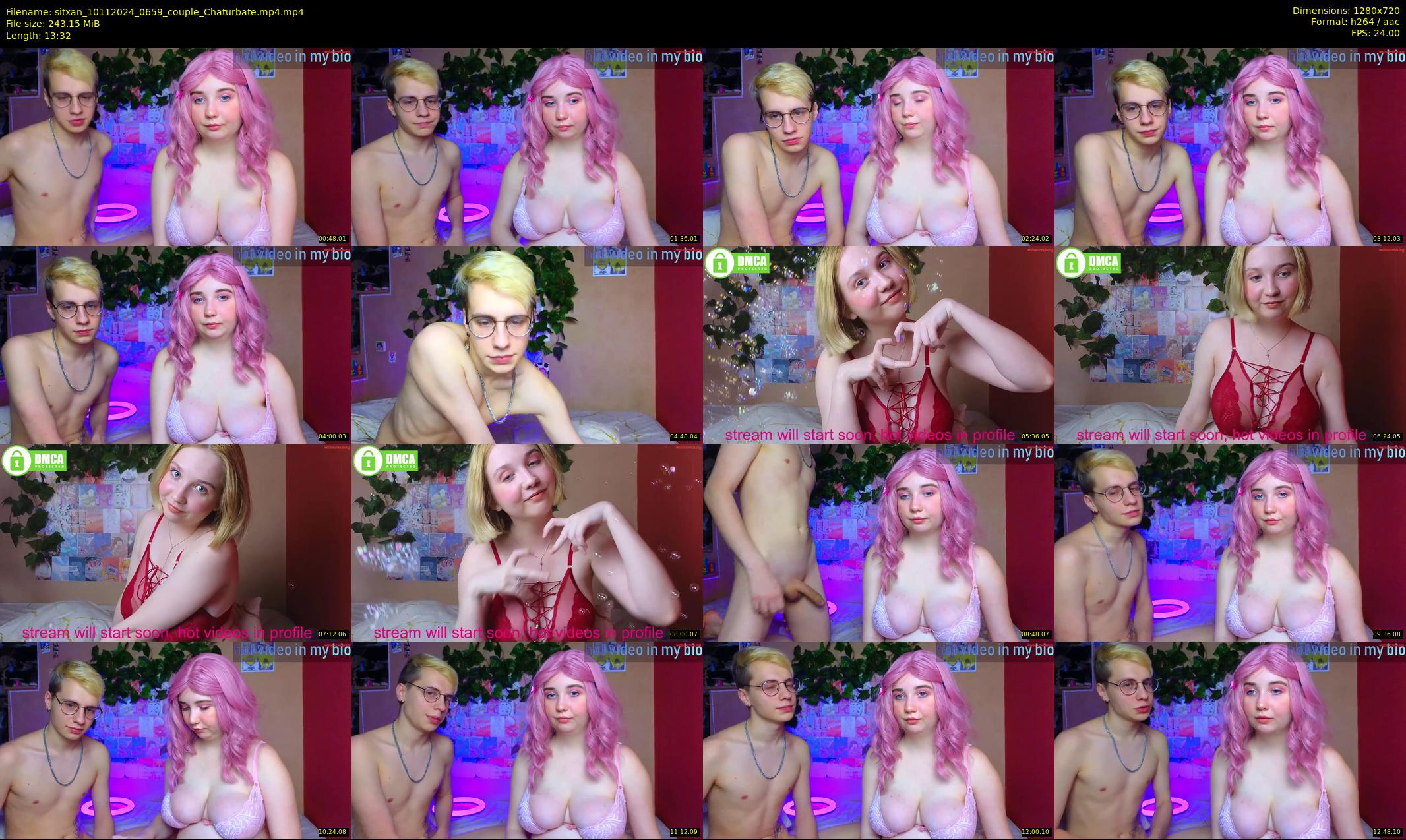 sitxan — 14 minute Chaturbate female cam show recording, 720p, Nov 10, 2024