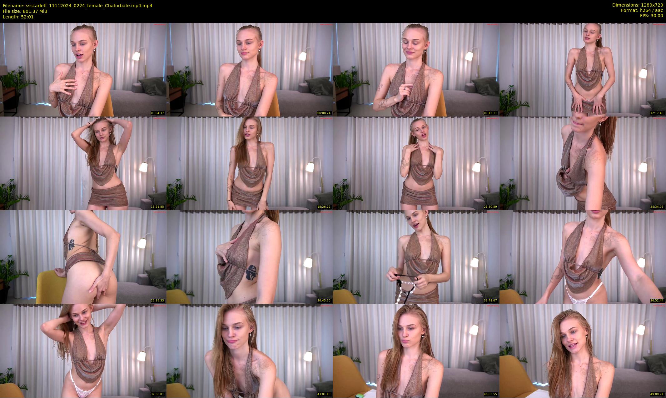 ssscarlett — 53 minute Chaturbate female cam show recording, 720p, Nov 11, 2024