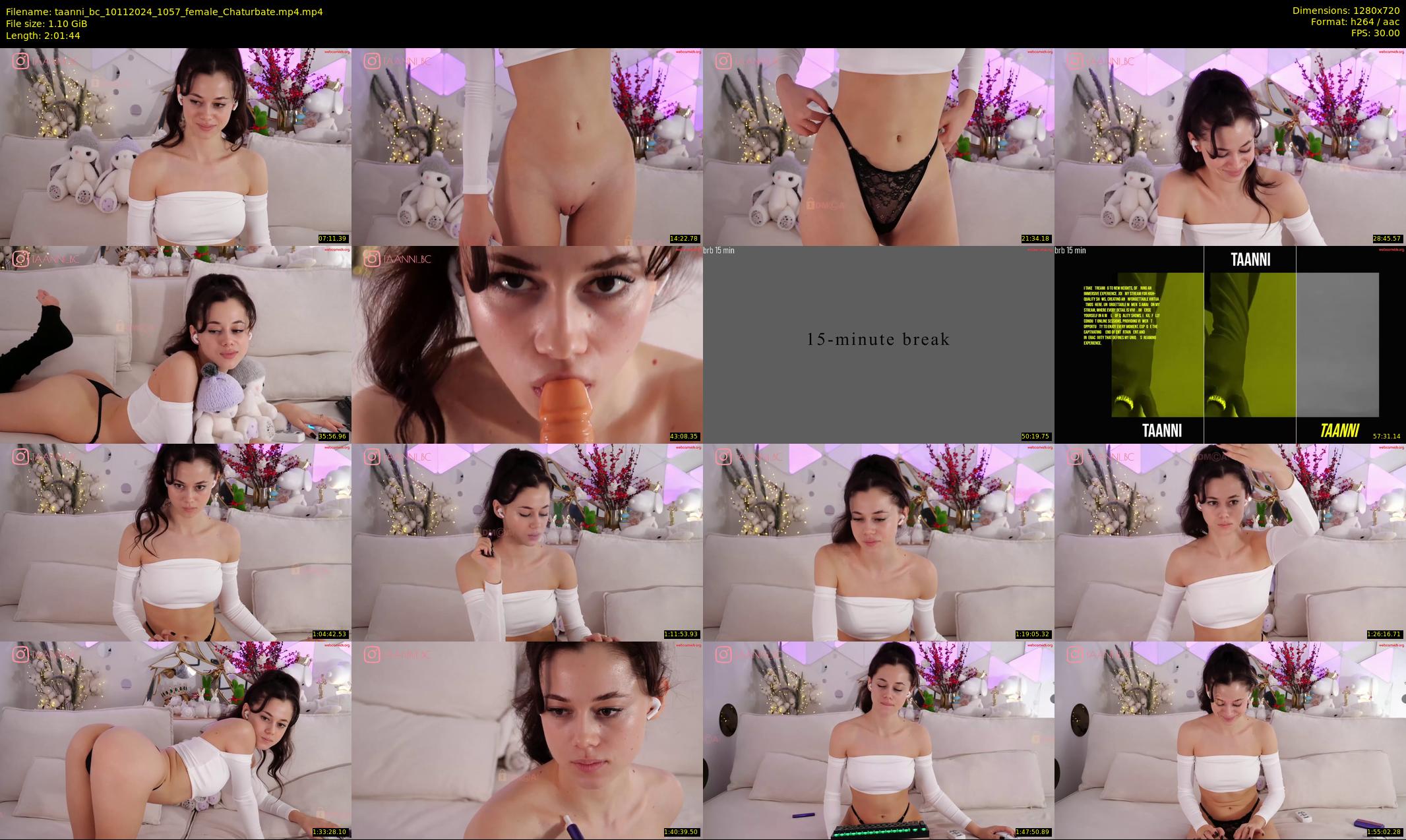 taanni_bc — 122 minute Chaturbate female cam show recording, 720p, Nov 10, 2024