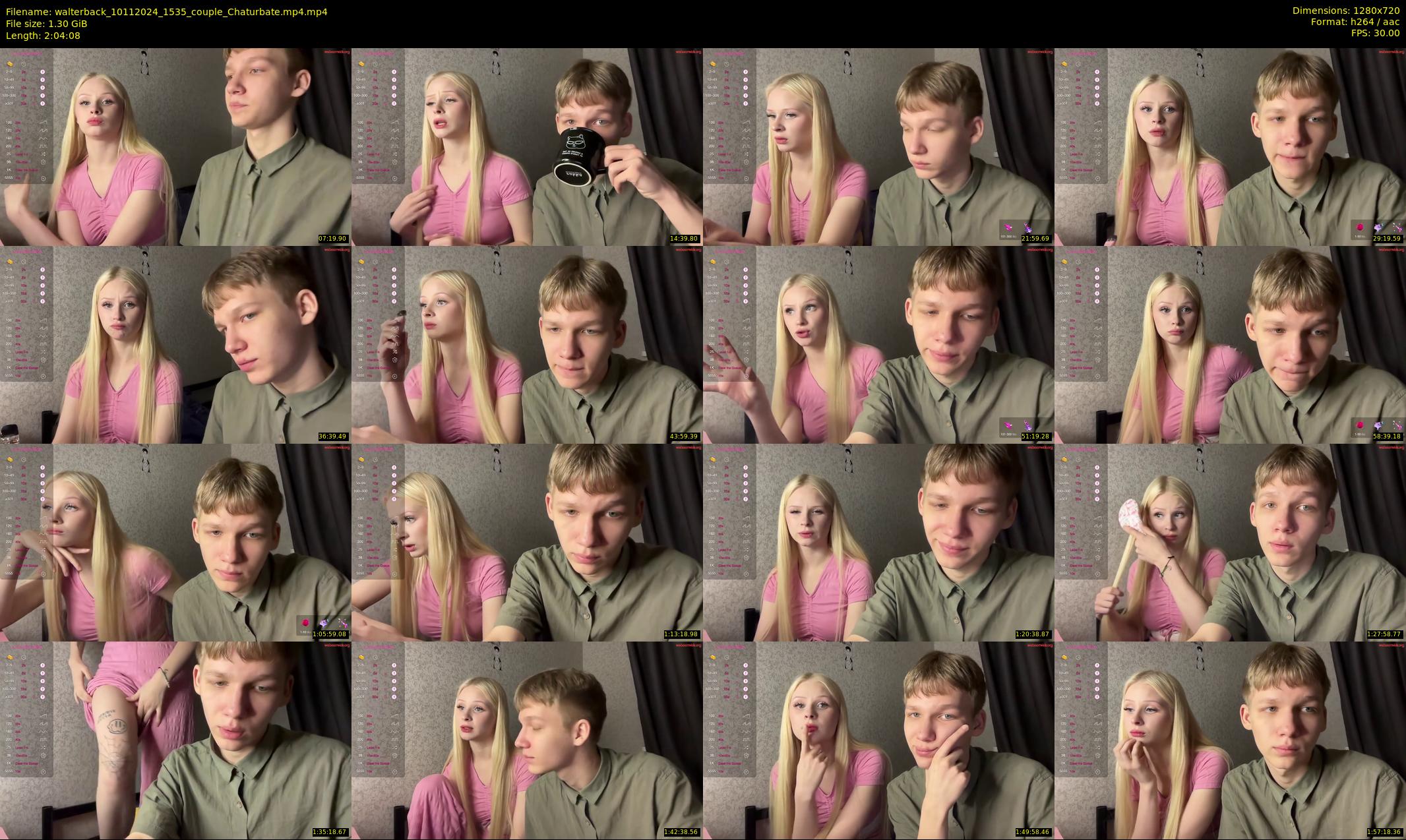 walterback — 125 minute Chaturbate male cam show recording, 720p, Nov 10, 2024