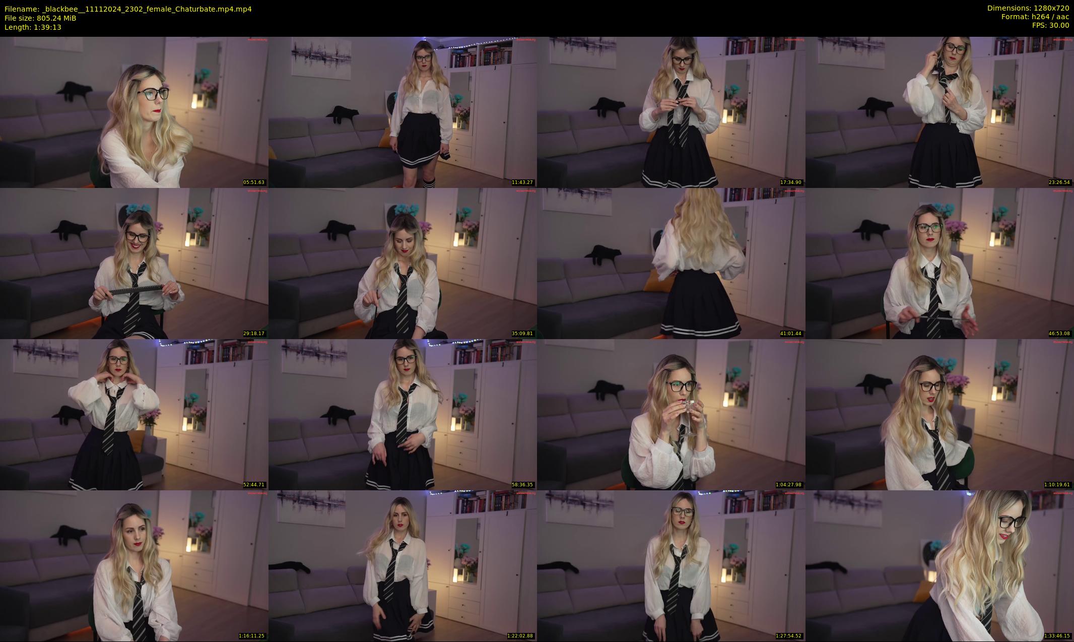 _blackbee_ — 100 minute Chaturbate female cam show recording, 720p, Nov 11, 2024