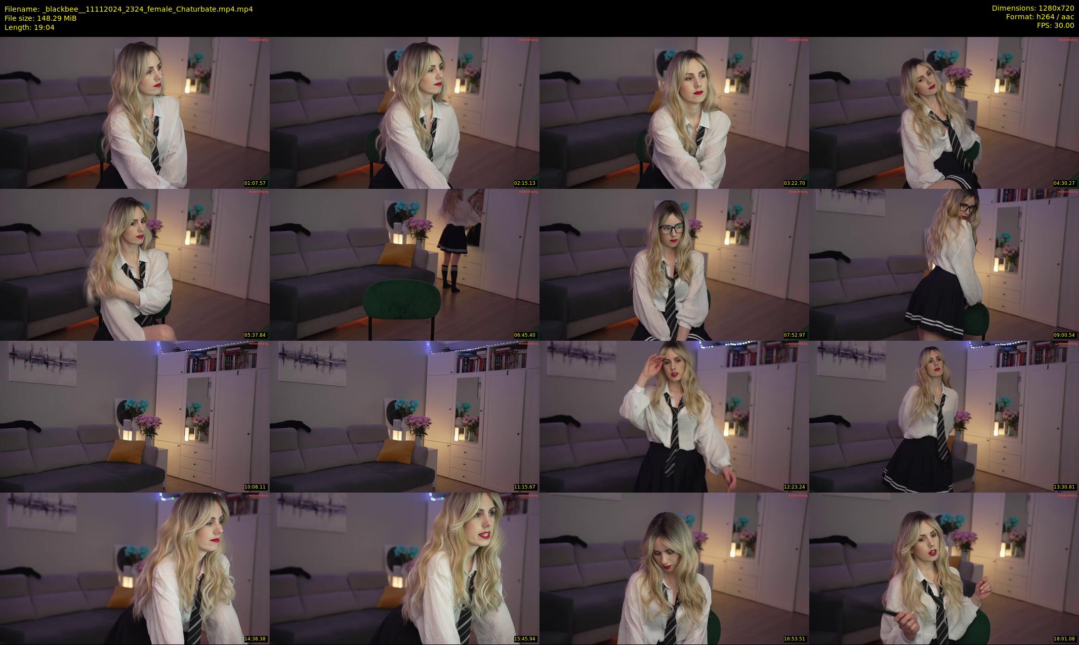 _blackbee_ — 20 minute Chaturbate female cam show recording, 720p, Nov 11, 2024