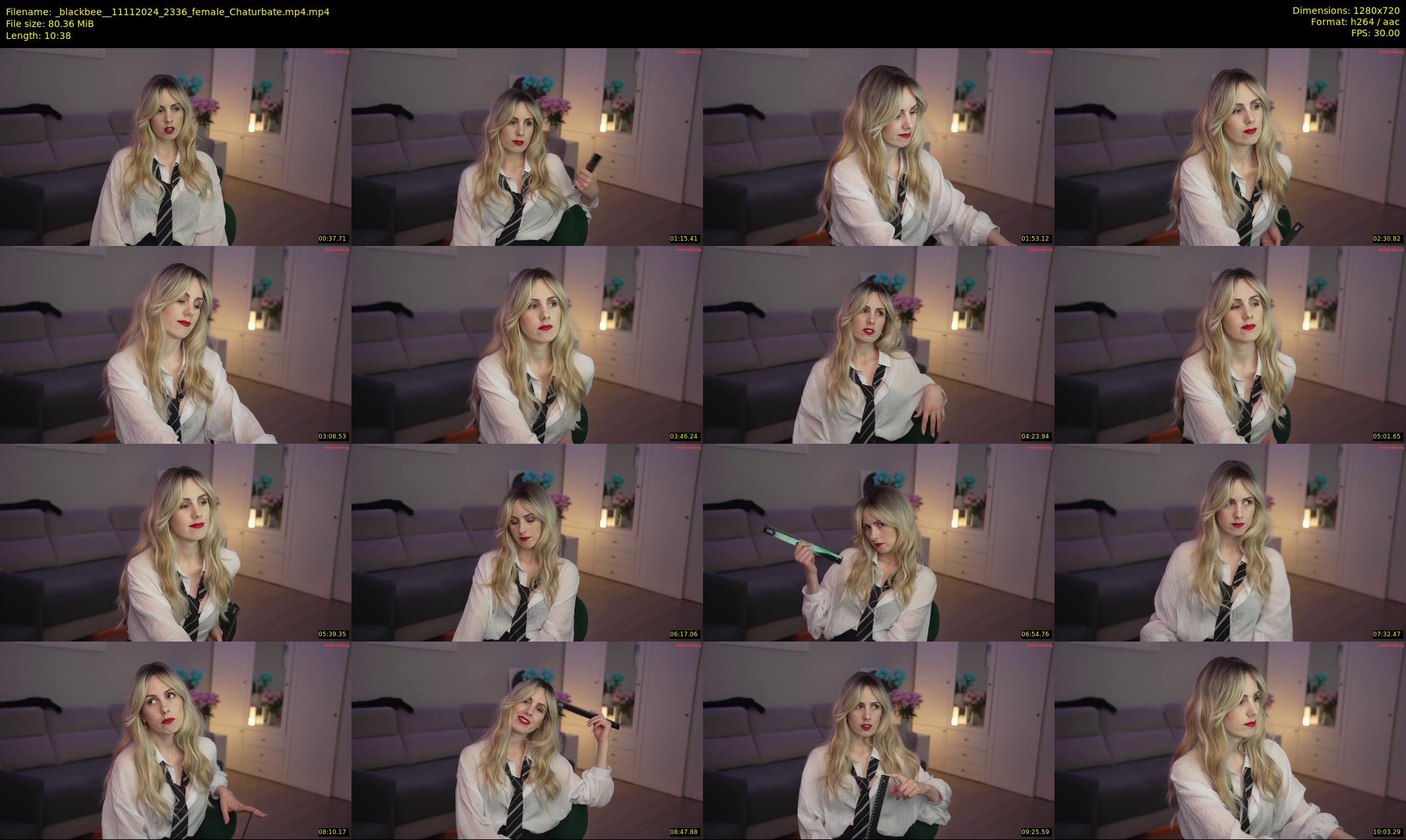 _blackbee_ — 11 minute Chaturbate female cam show recording, 720p, Nov 11, 2024