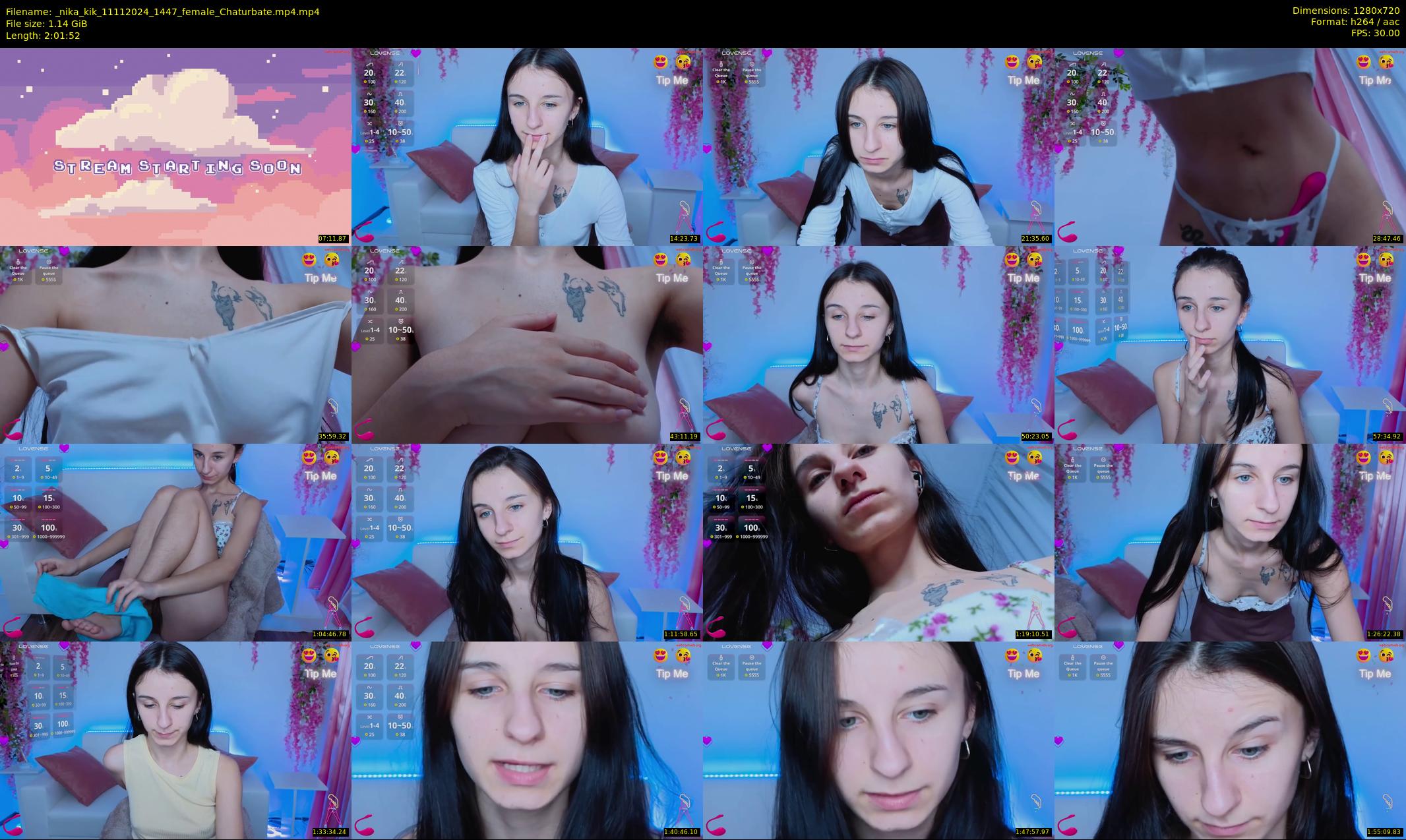 _nika_kik — 122 minute Chaturbate female cam show recording, 720p, Nov 11, 2024