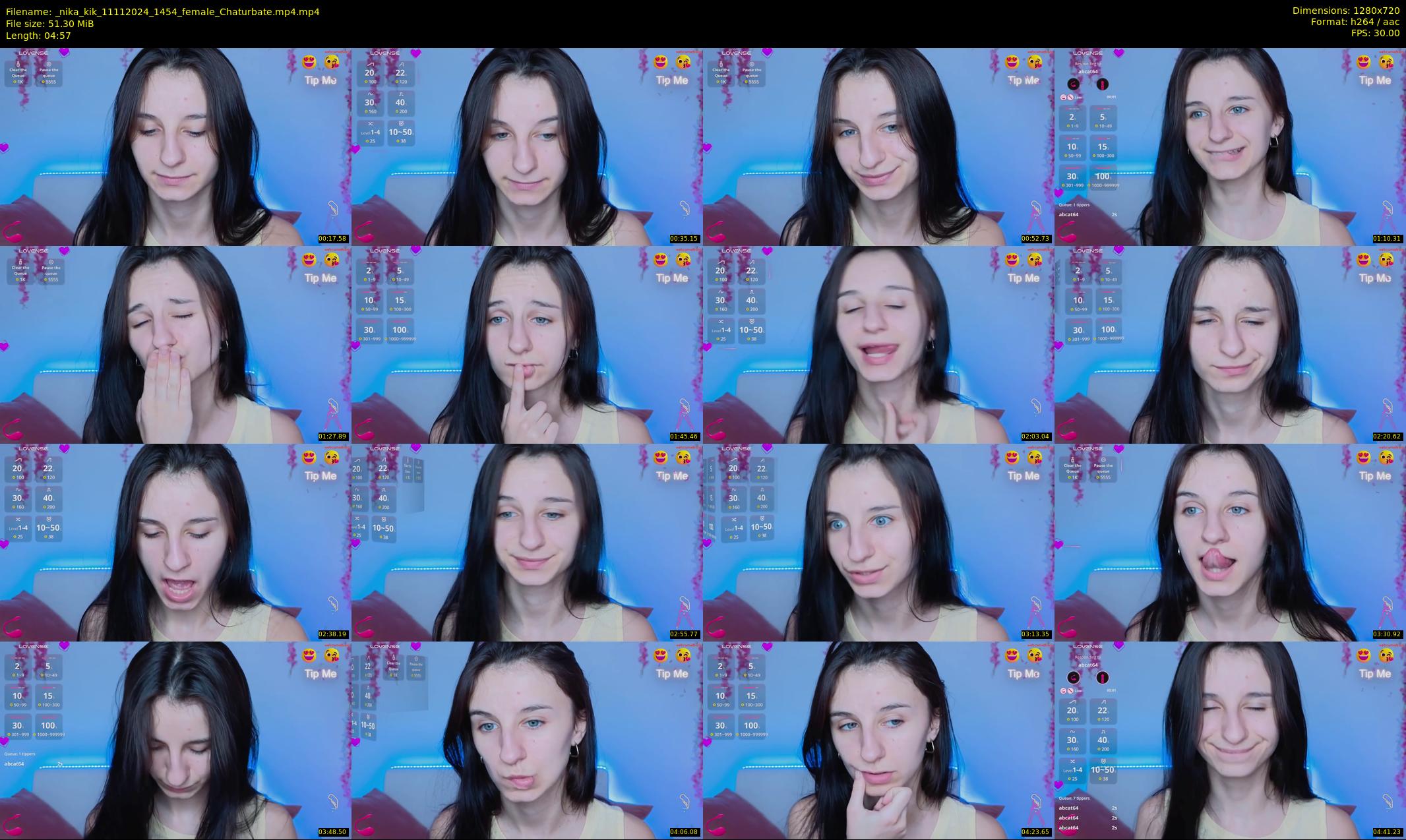 _nika_kik — 5 minute Chaturbate female cam show recording, 720p, Nov 11, 2024