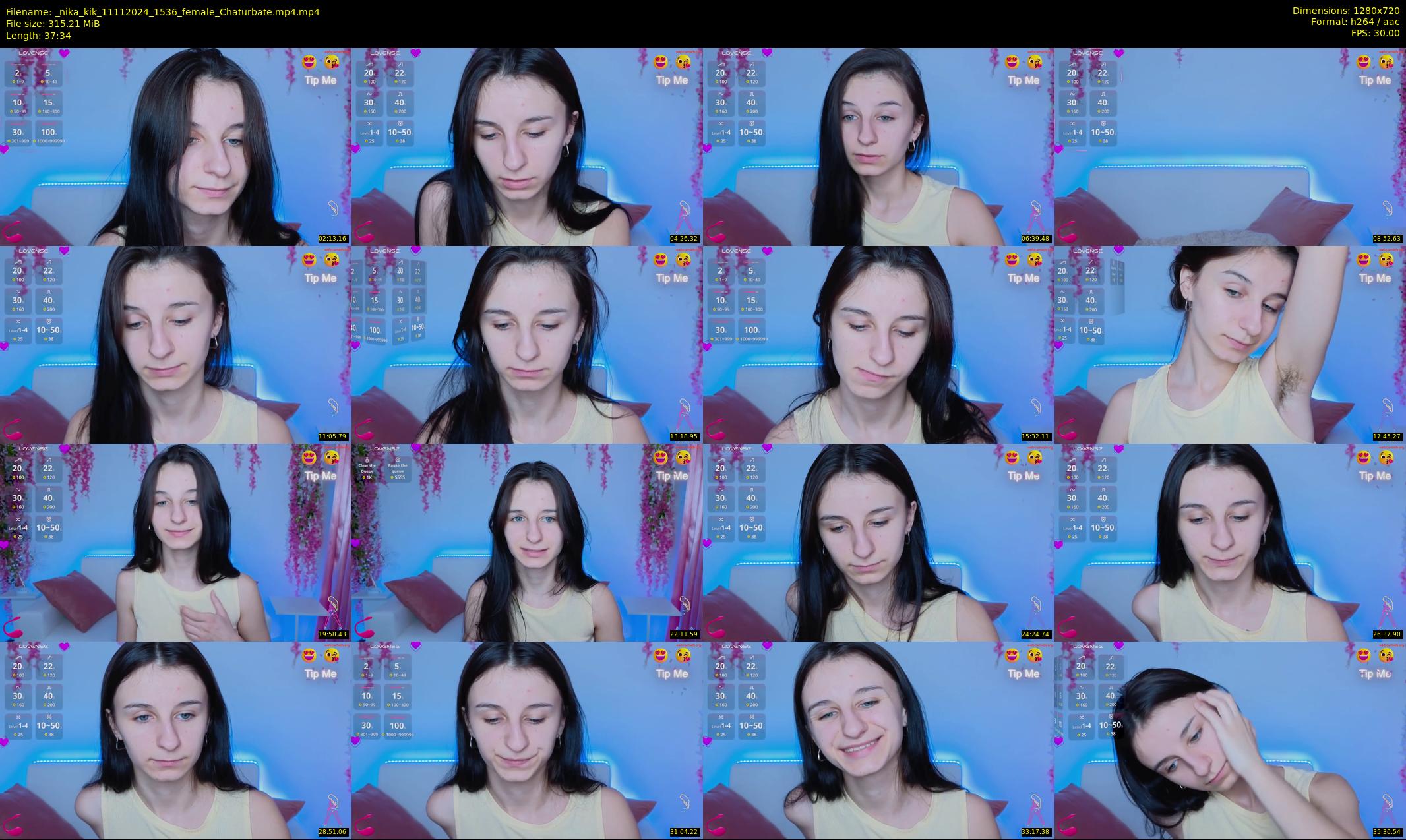 _nika_kik — 38 minute Chaturbate female cam show recording, 720p, Nov 11, 2024