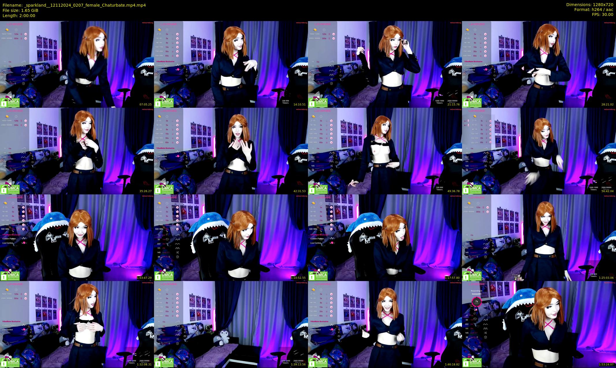 _sparkland_ — 120 minute Chaturbate female cam show recording, 720p, Nov 12, 2024