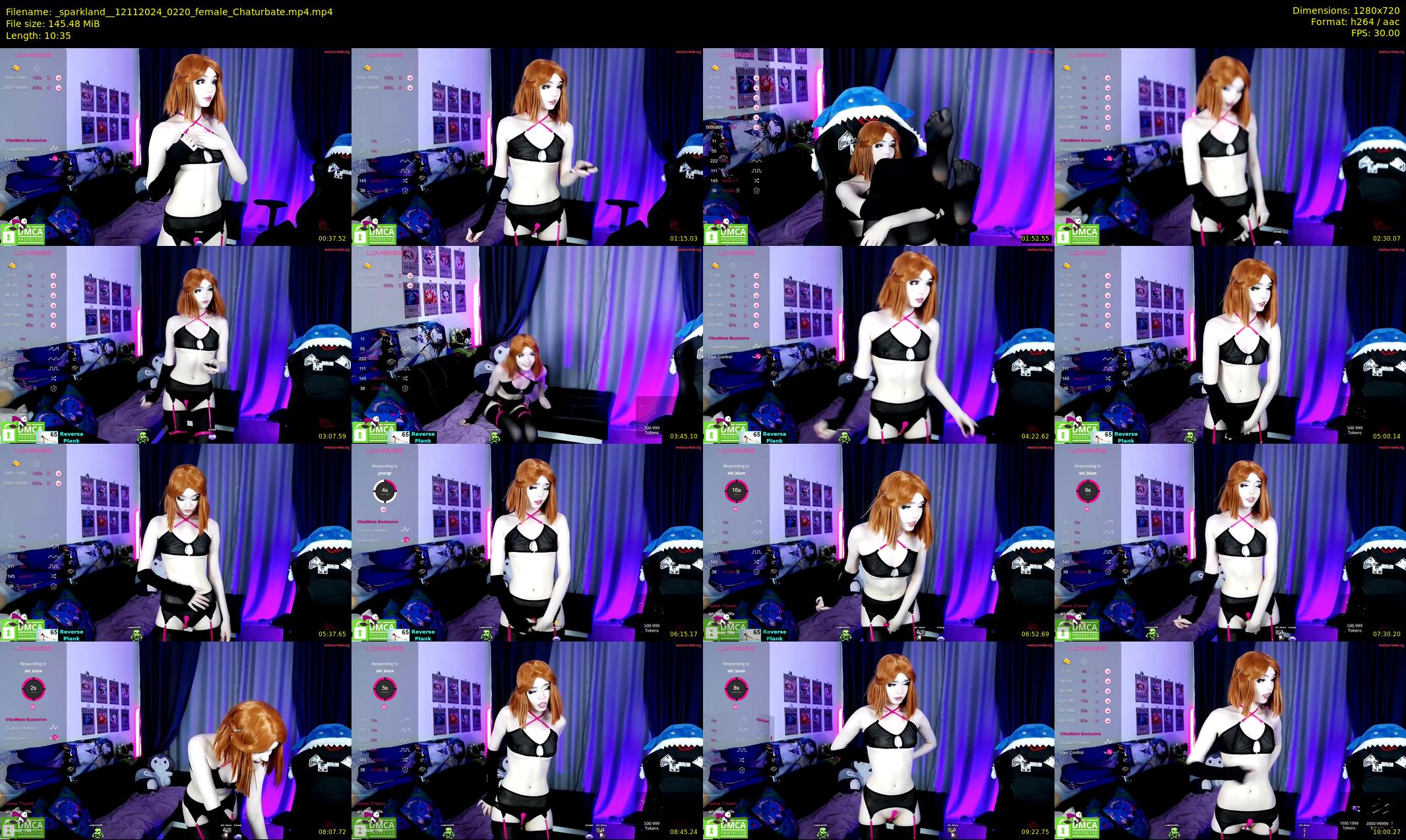 _sparkland_ — 11 minute Chaturbate female cam show recording, 720p, Nov 12, 2024