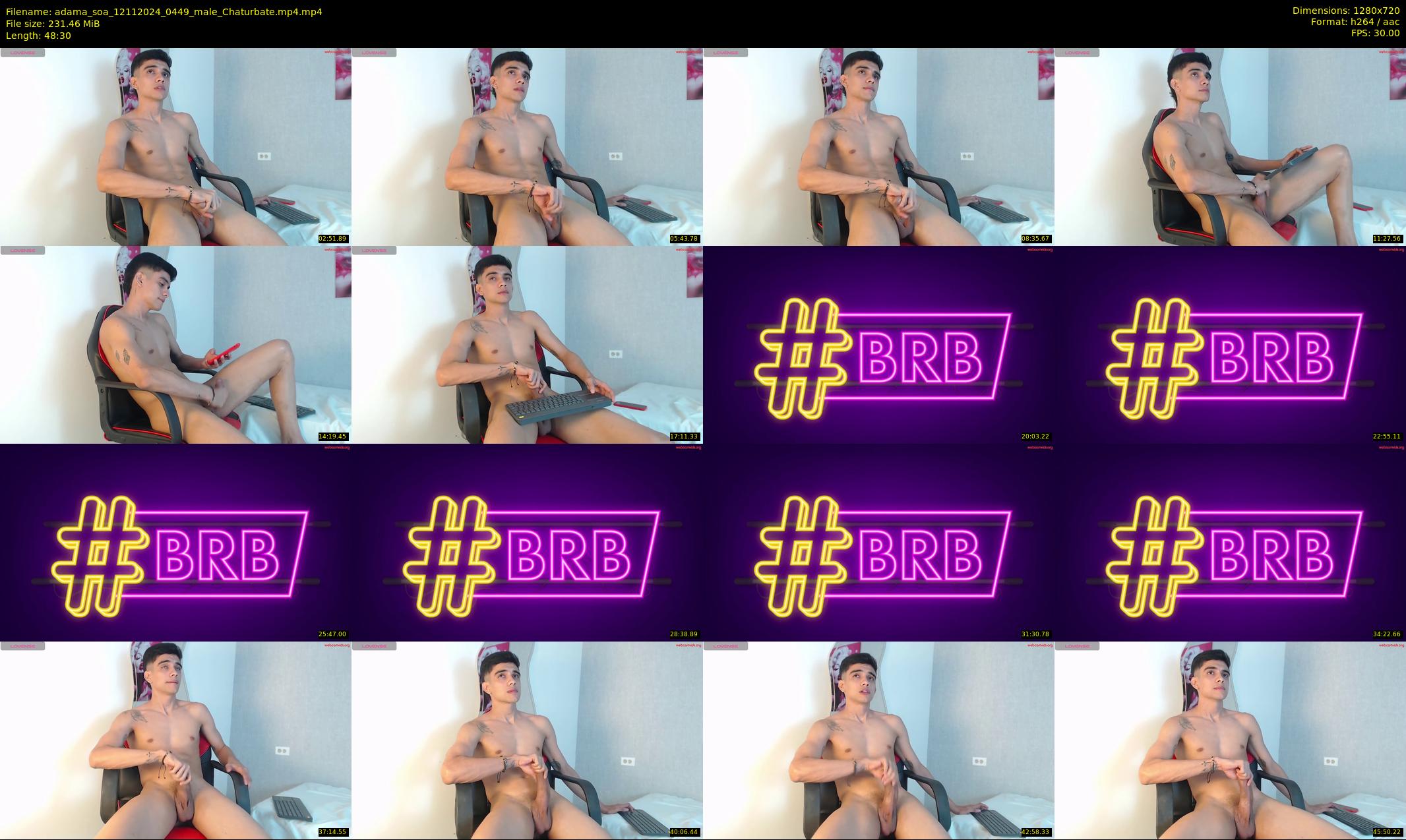 adama_soa — 49 minute Chaturbate male cam show recording, 720p, Nov 12, 2024