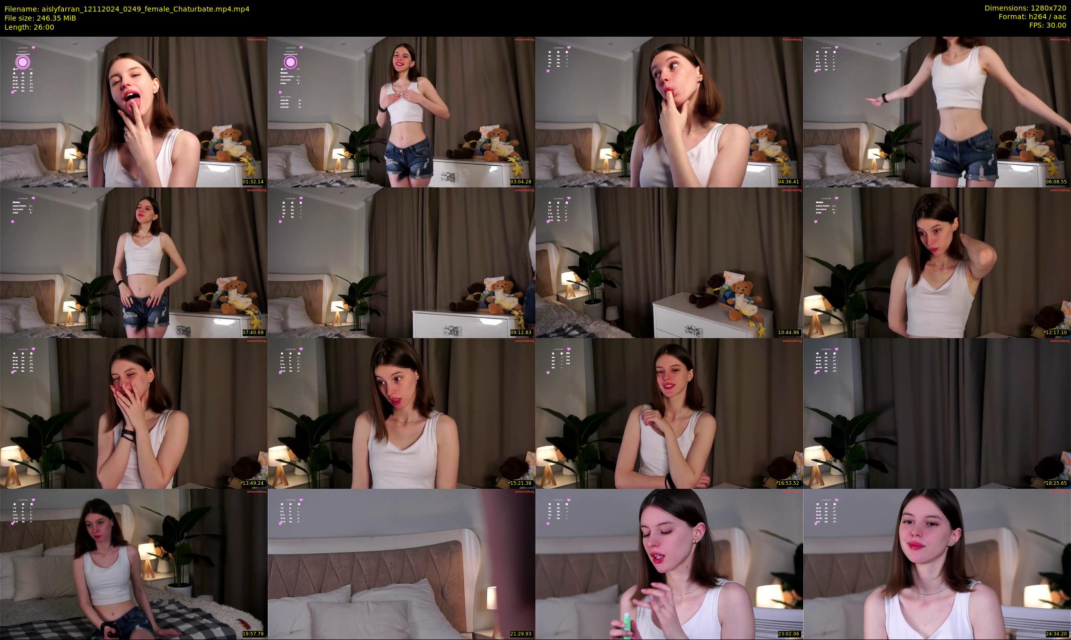 aislyfarran — 26 minute Chaturbate female cam show recording, 720p, Nov 12, 2024
