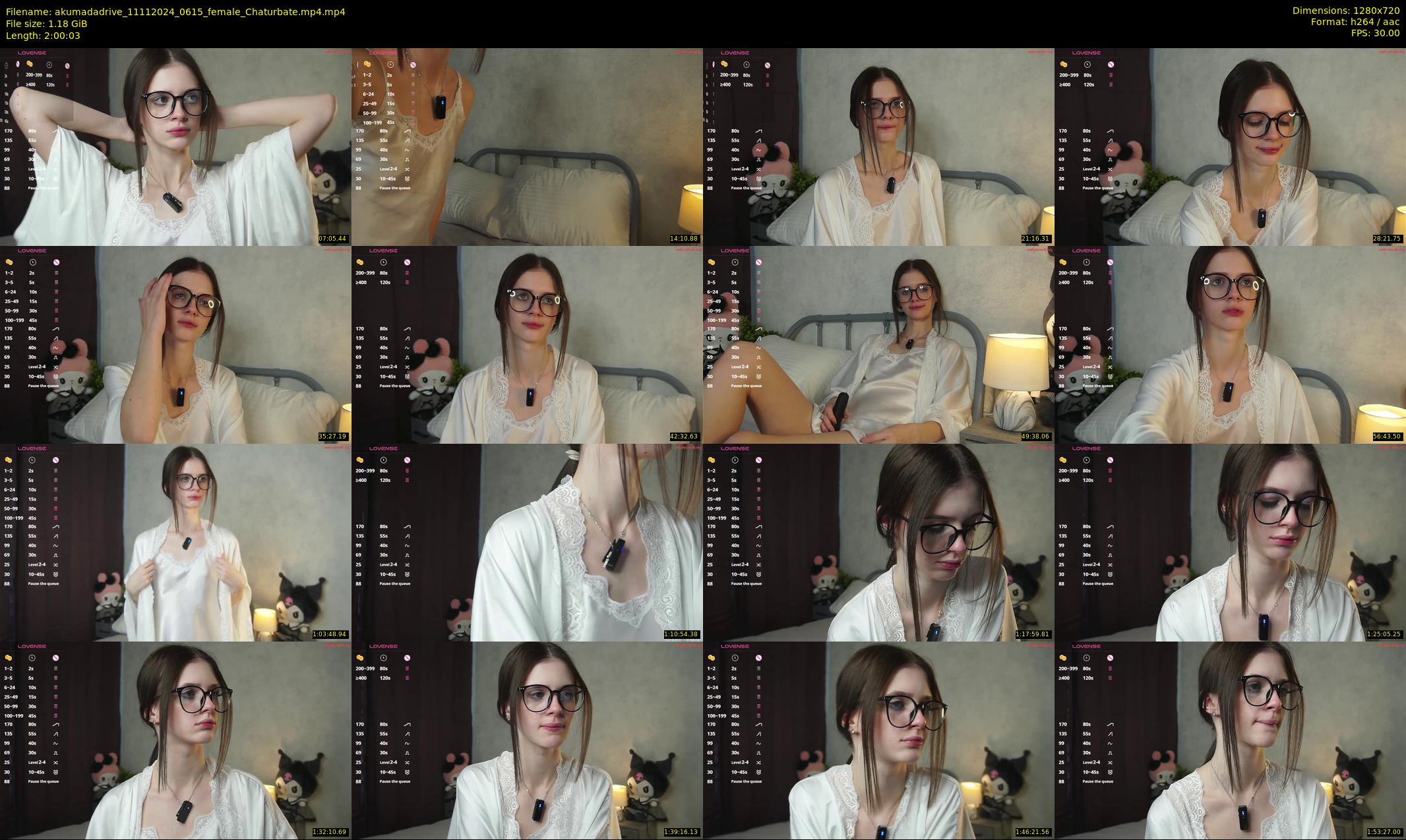 akumadadrive — 121 minute Chaturbate female cam show recording, 720p, Nov 11, 2024
